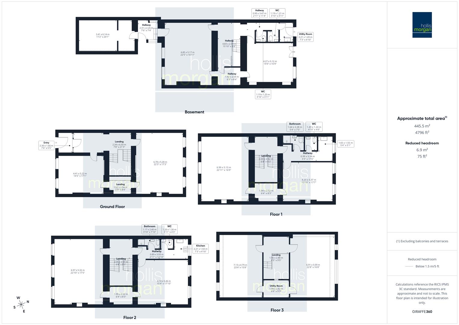 23, Berkeley Square, Bristol floorplan