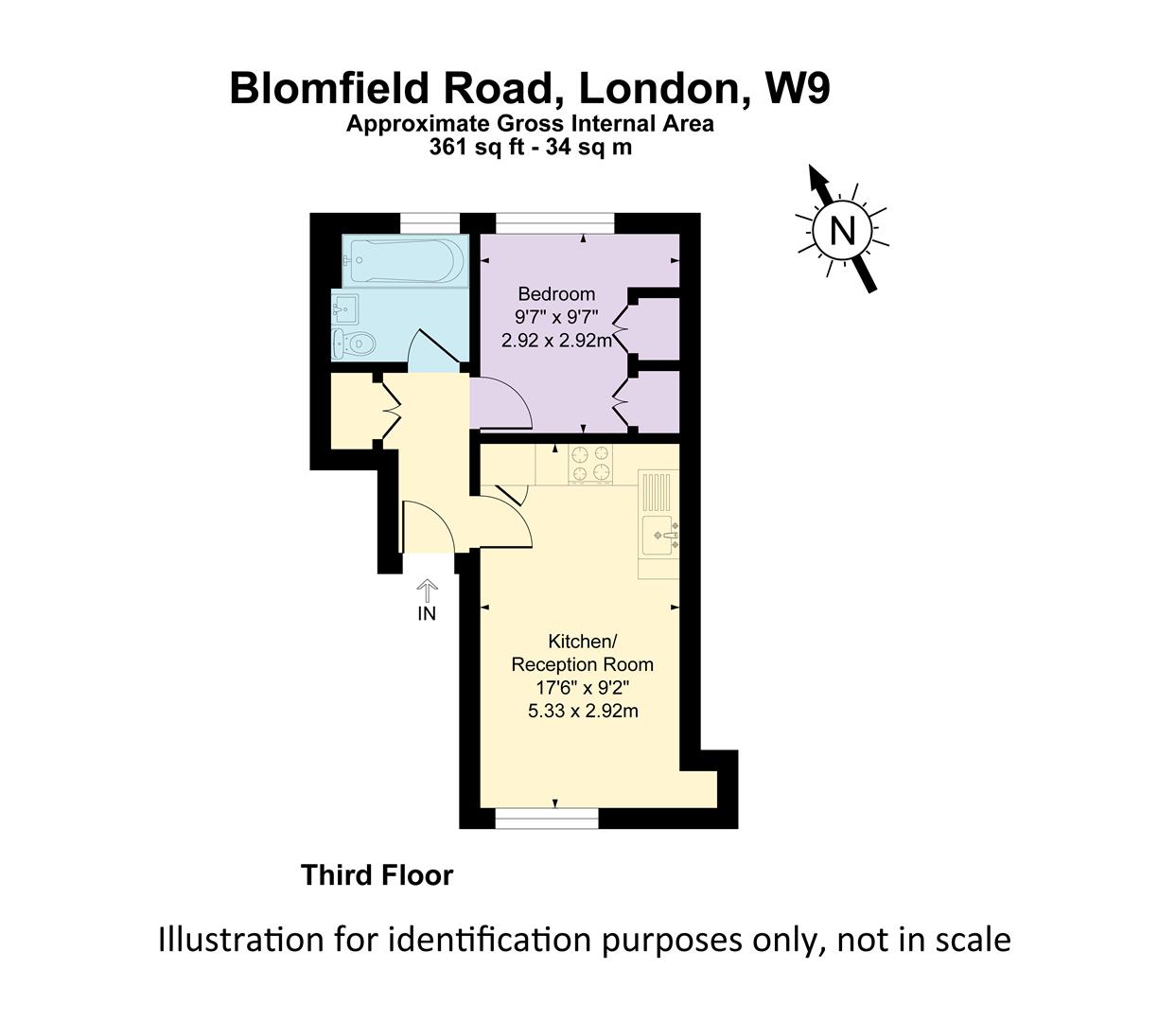 Blomfield Road, London W9, 1 bedroom flat for sale 61319684