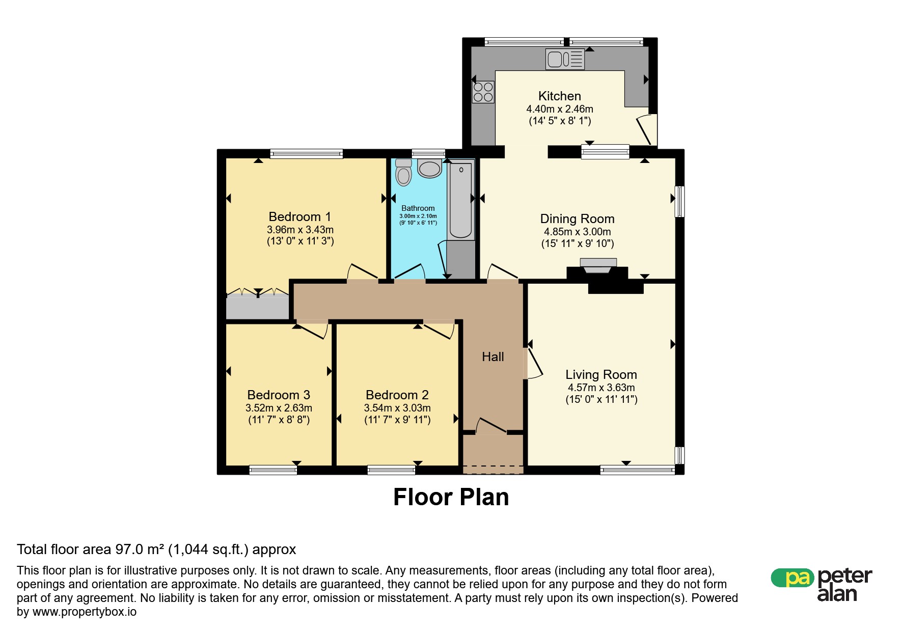 1, Patricia Close, Merthyr Tydfil floorplan