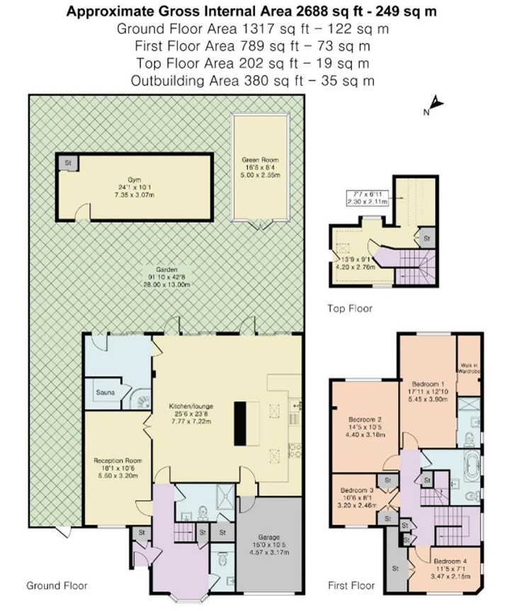 11, Parkway, London floorplan