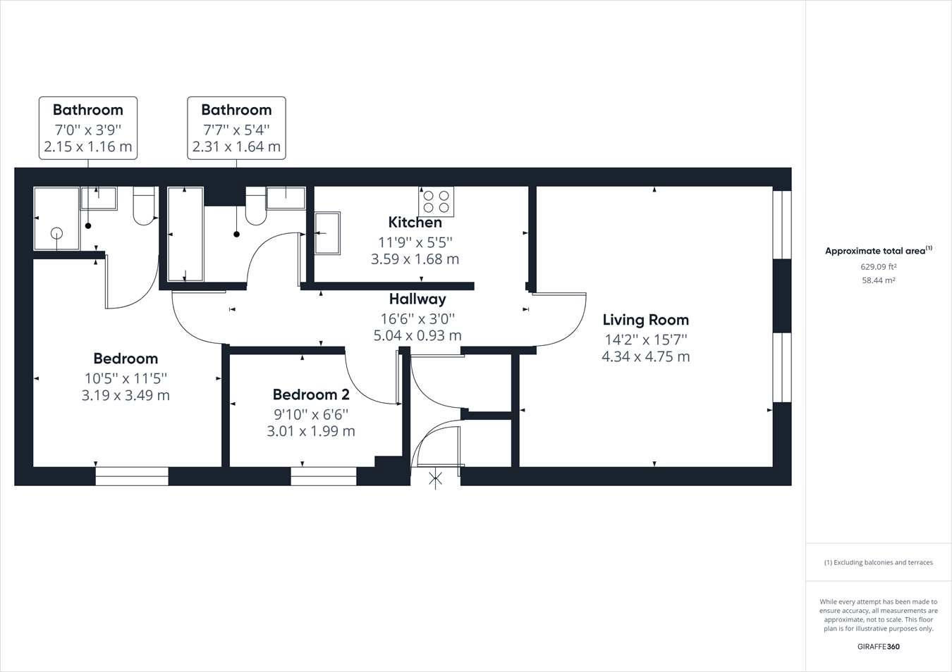 Walsworth Road, Hitchin SG4, 2 bedroom flat for sale 60911571