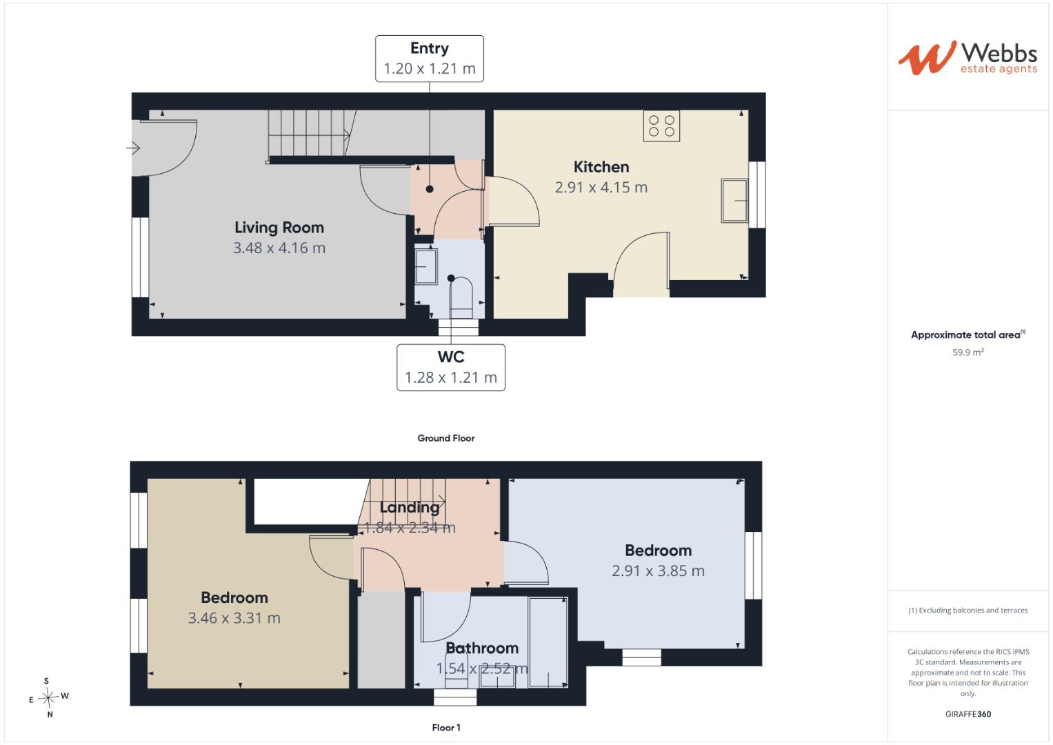 33B, Queen Street, Burntwood floorplan