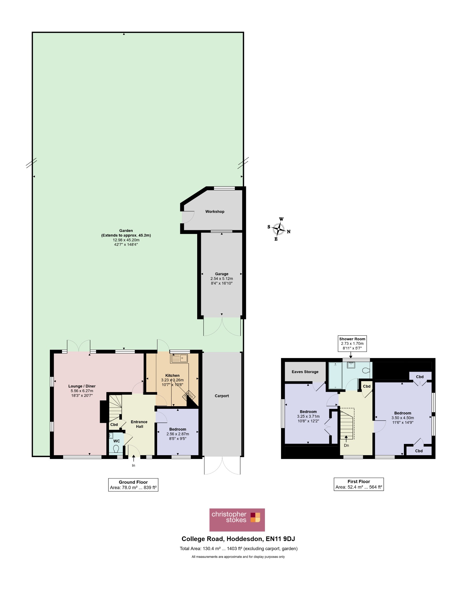 34, College Road, Hoddesdon floorplan