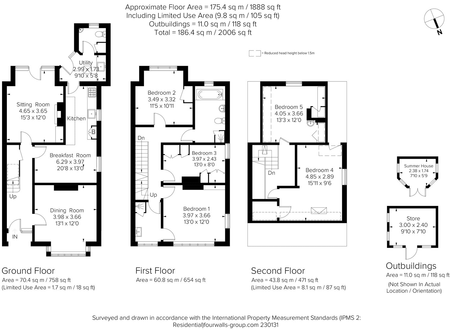 5 Bedrooms Semi-detached house for sale in Eskdale Avenue, Chesham, Buckinghamshire HP5