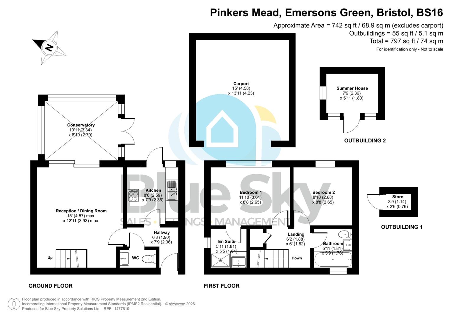 9, Pinkers Mead, Bristol floorplan