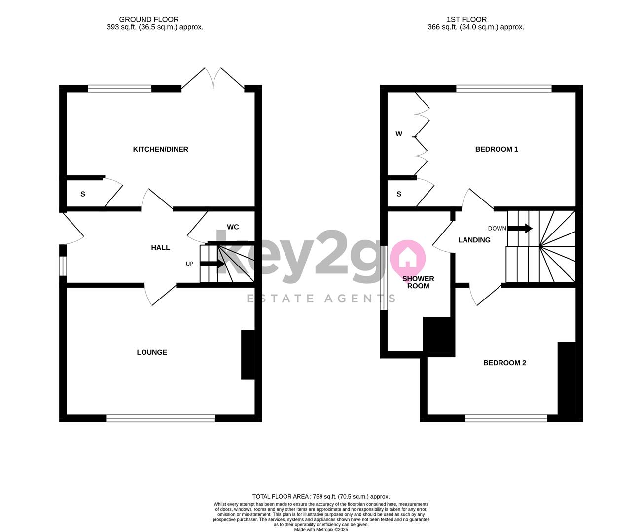 17, Milton Place, Chesterfield floorplan