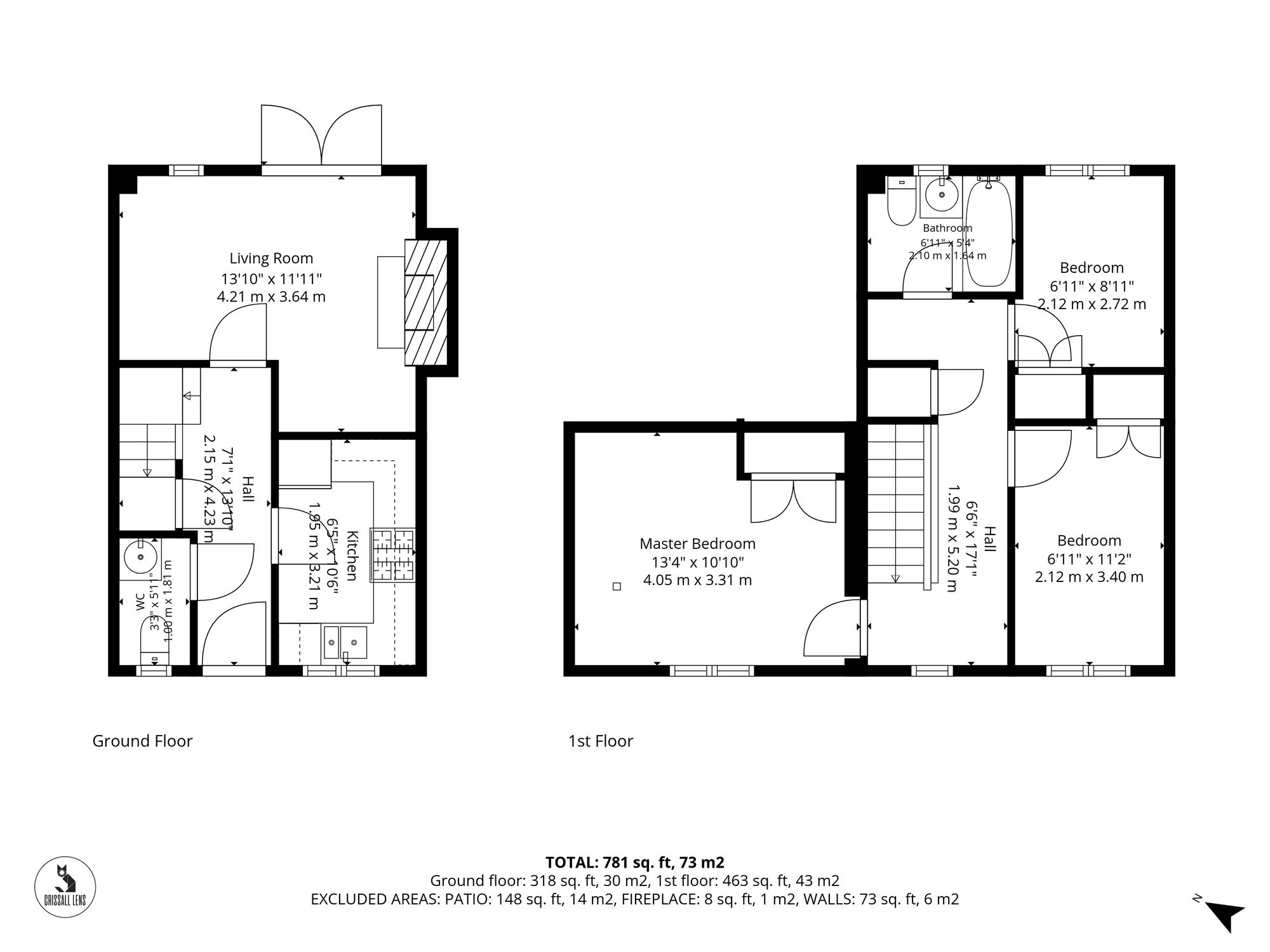 85 Woodfield Lane, Cambridge floorplan