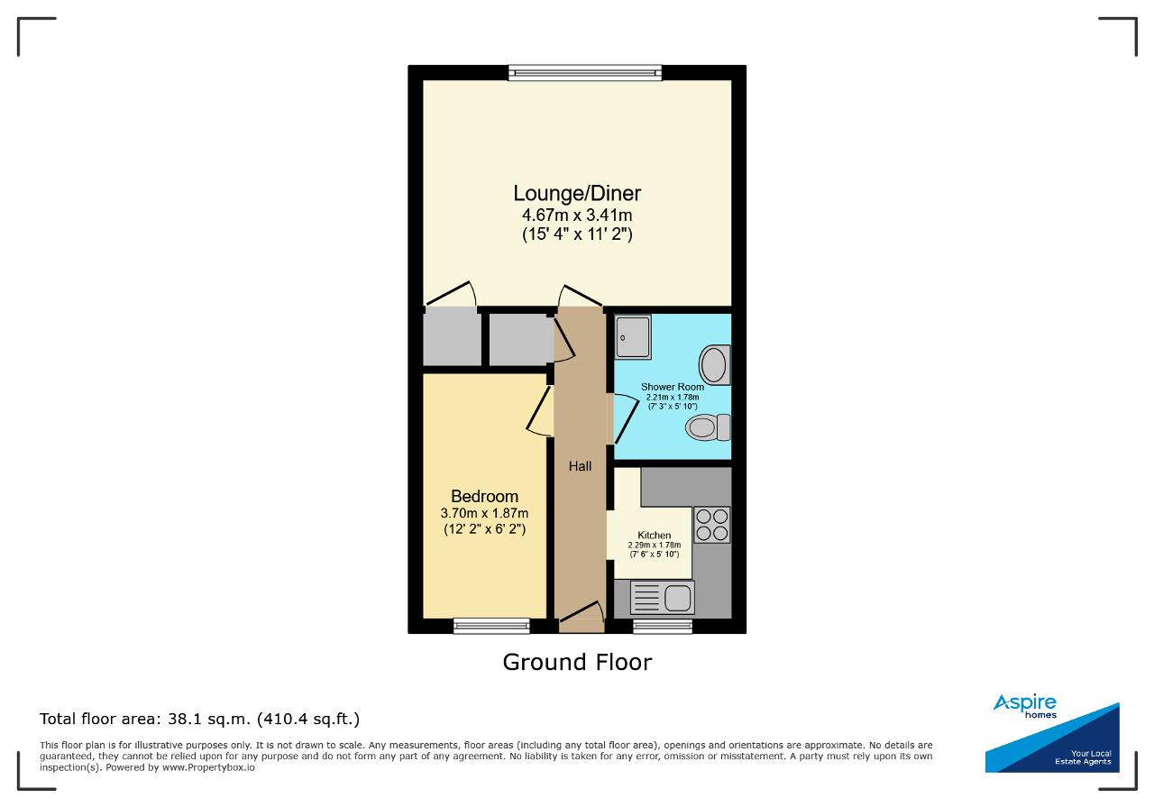 25, Church Mews, Wisbech floorplan