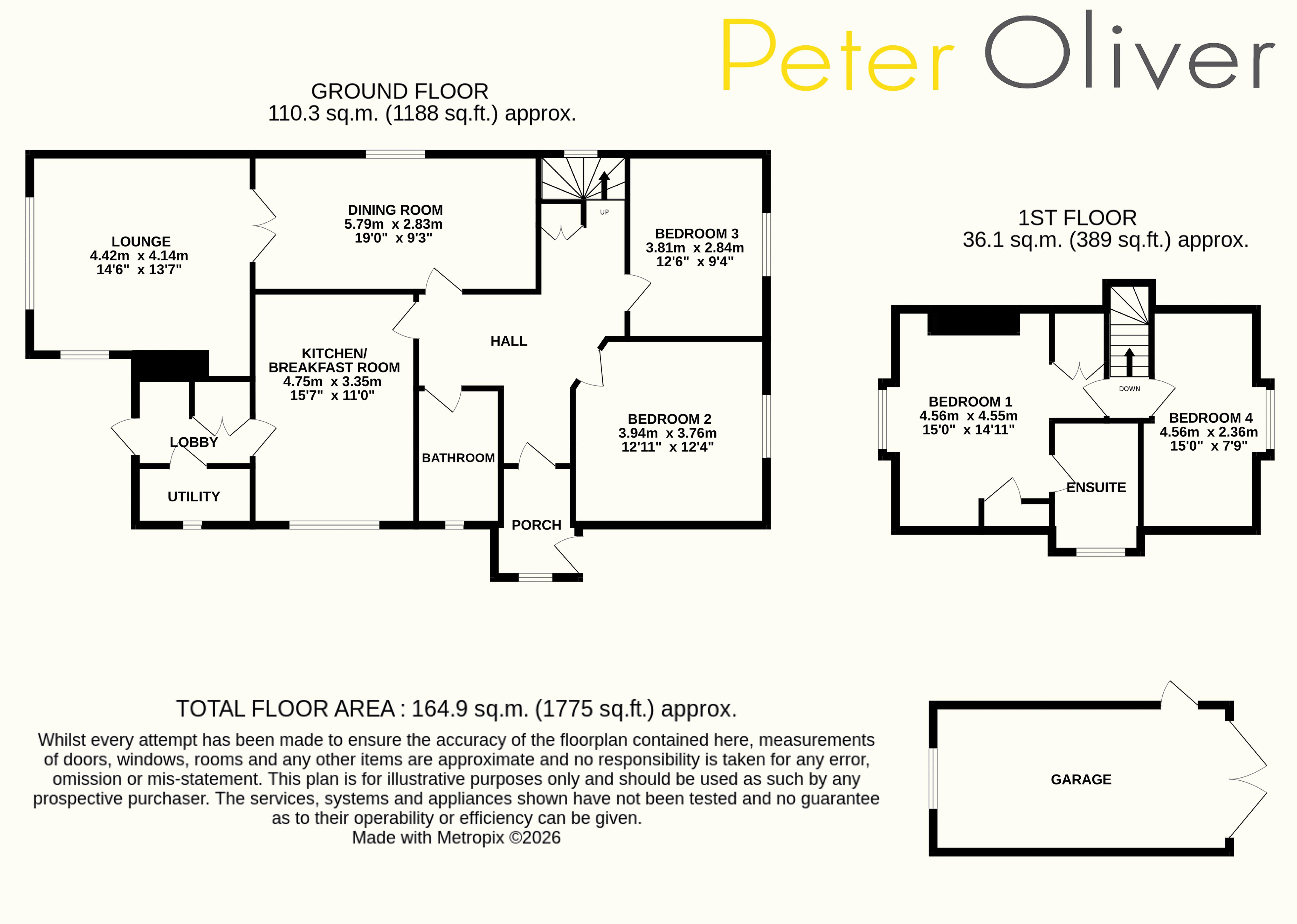 Squirrels, 107, Shrub Lane, Etchingham floorplan