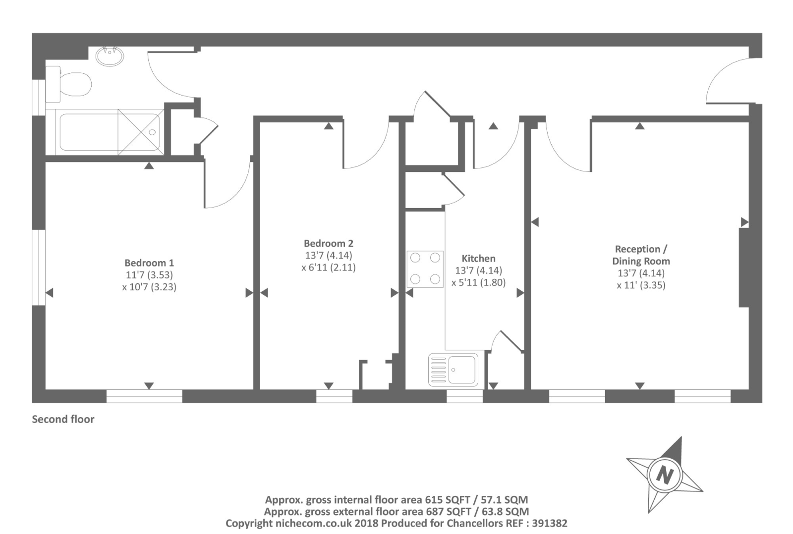 2 Bedrooms Flat for sale in Adelaide Court, St Johns Wood NW8,