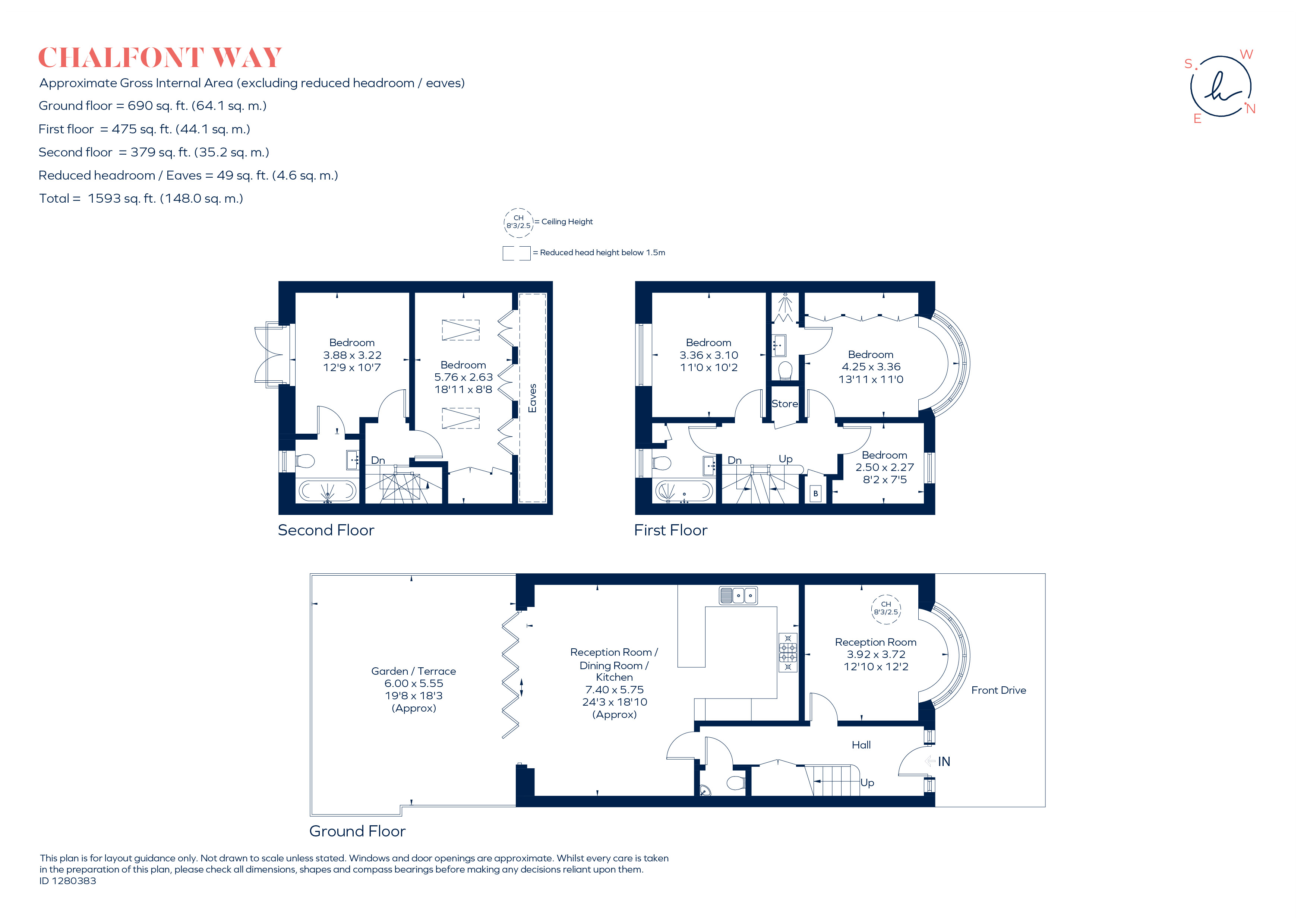 19A, Chalfont Way, Ealing floorplan