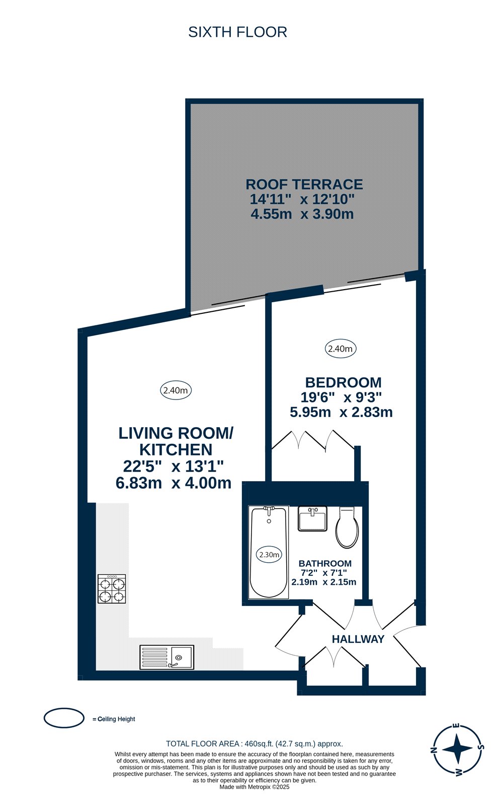 Flat 23 The Spaceworks, 21, Plumbers Row, London floorplan