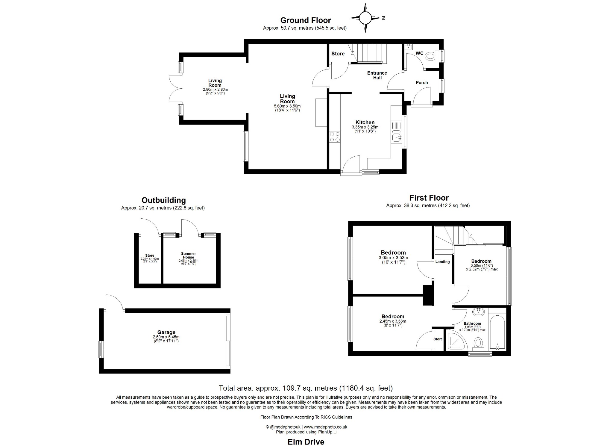 60 Elm Drive, Cheshunt, Hertfordshire floorplan