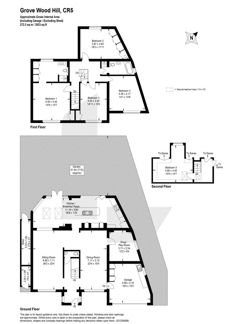 6, Grove Wood Hill, Coulsdon floorplan