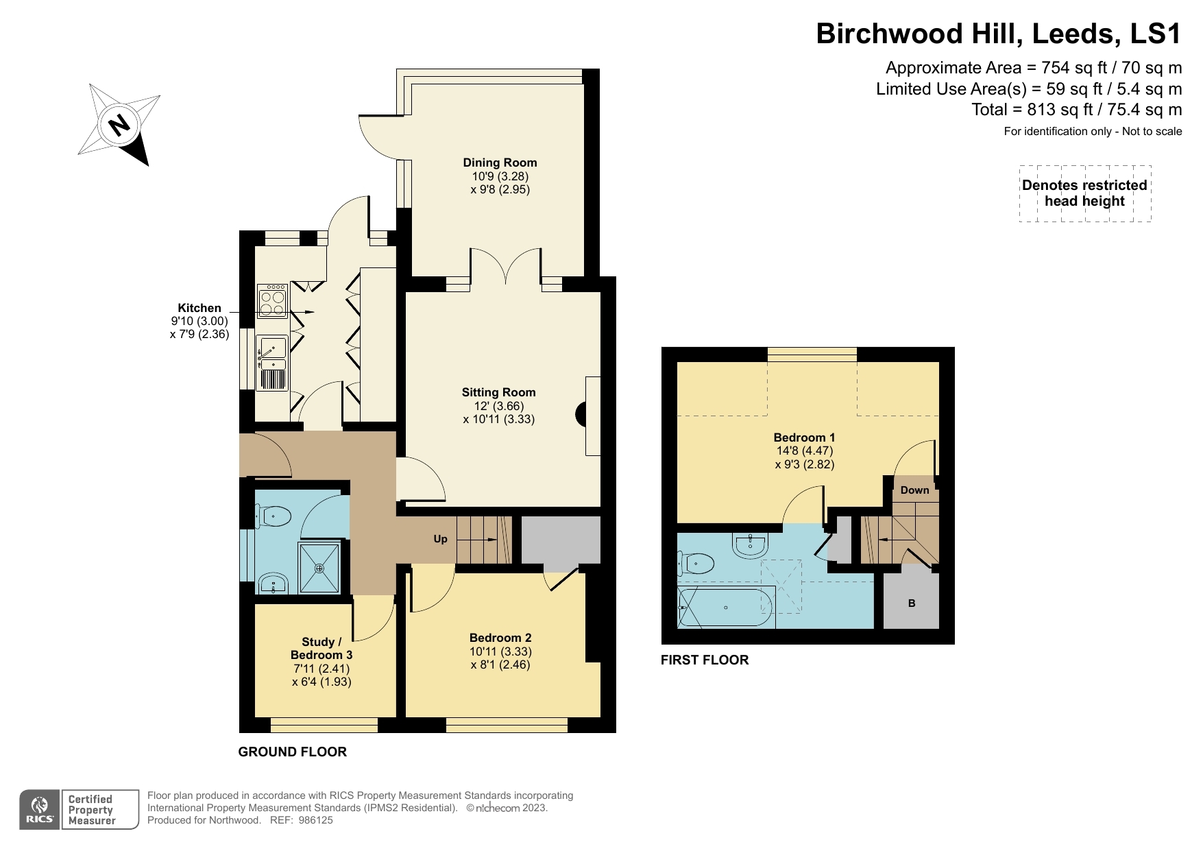 Birchwood Hill, Off Shadwell Lane, Leeds LS17, 3 bedroom semidetached