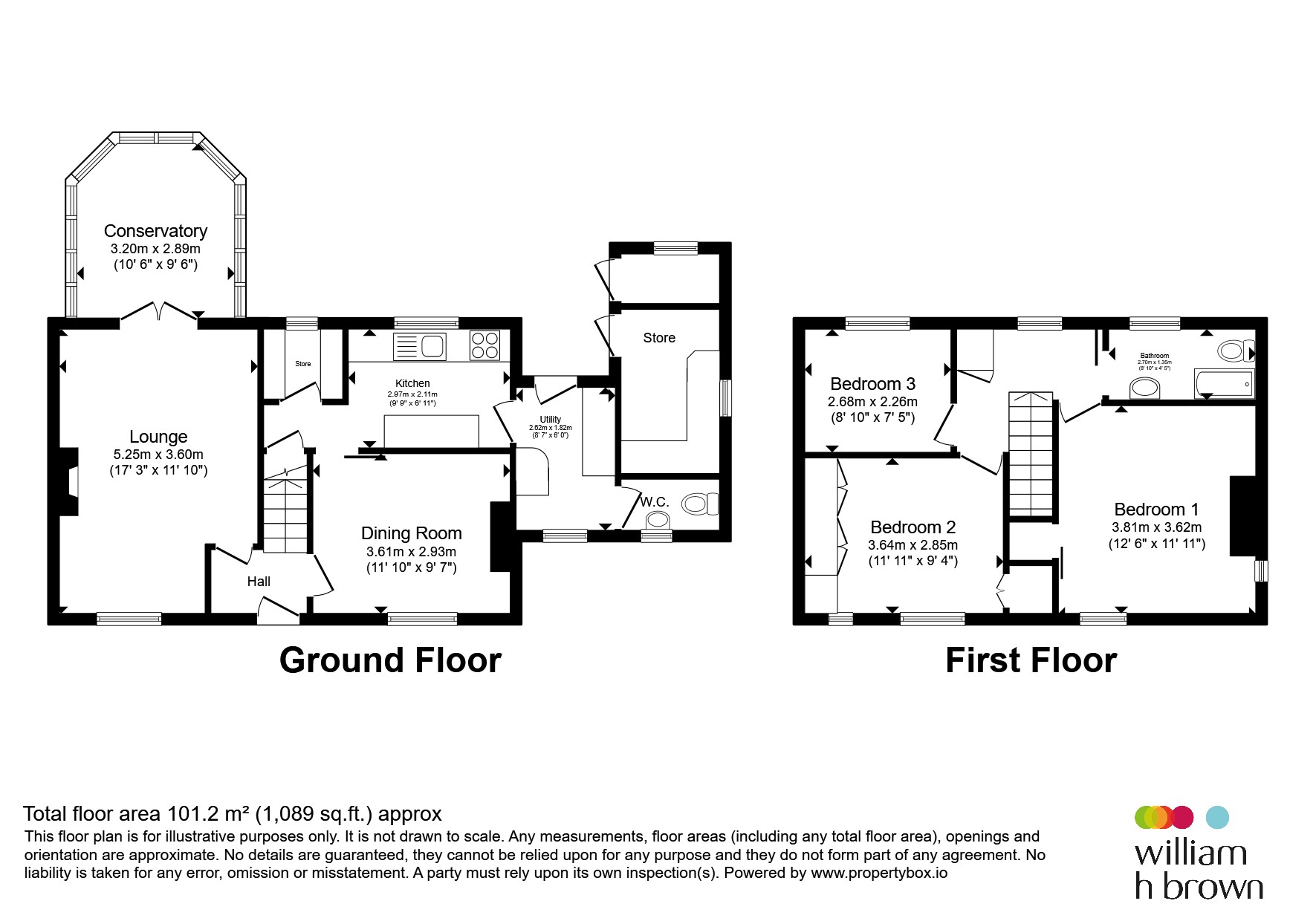 91, Ermine Way, Royston floorplan