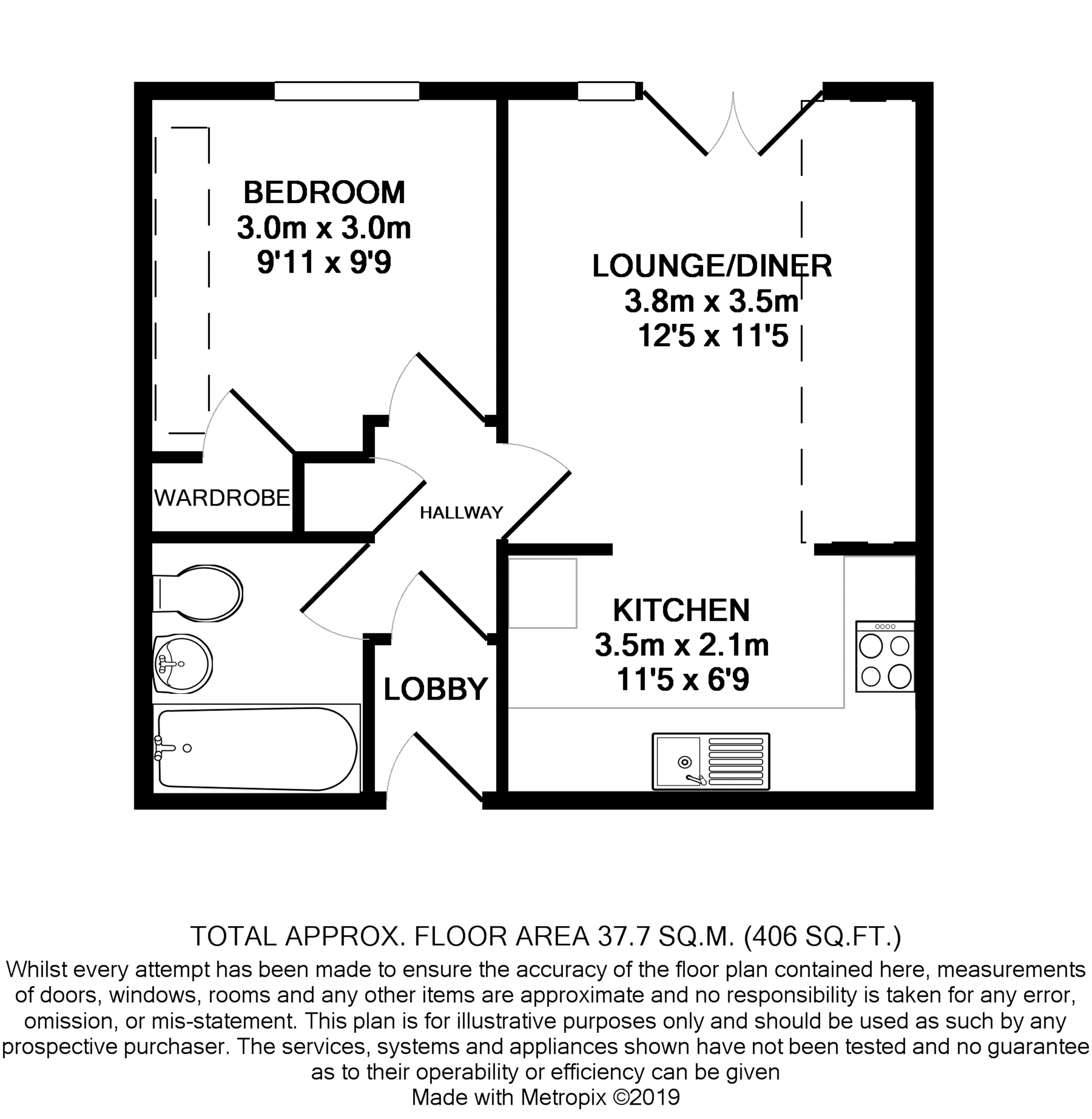 1 Bedrooms Flat to rent in Norwood Road, Reading RG1