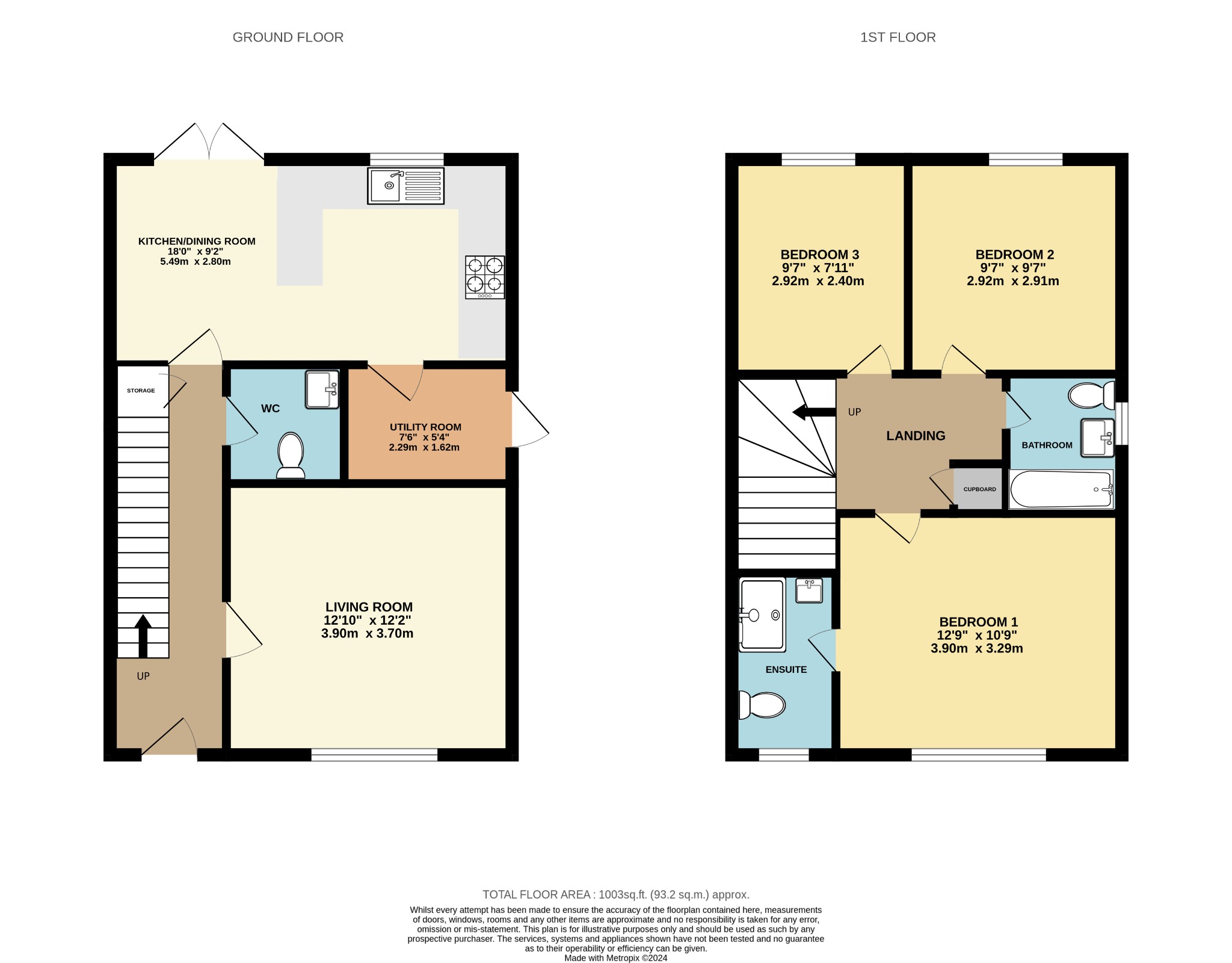 38, Garrett Drive, Reading floorplan