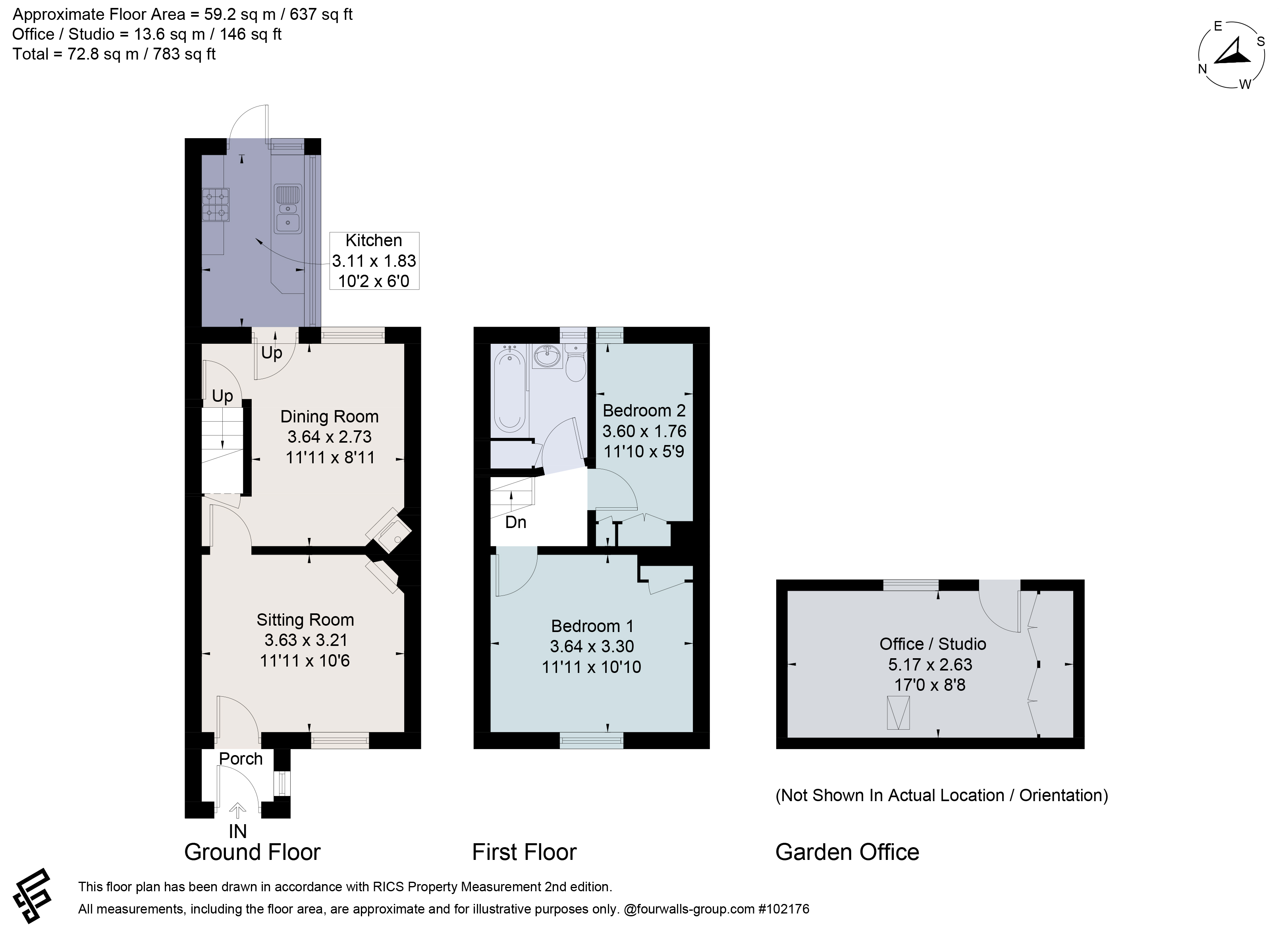 2, White Hill Cottages, Batchworth Heath floorplan