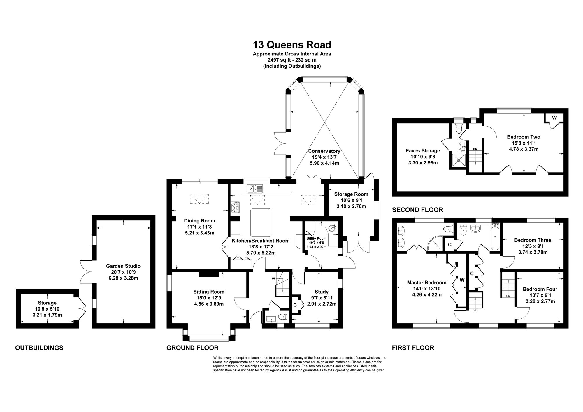 13 Queens Road, Eastleigh floorplan