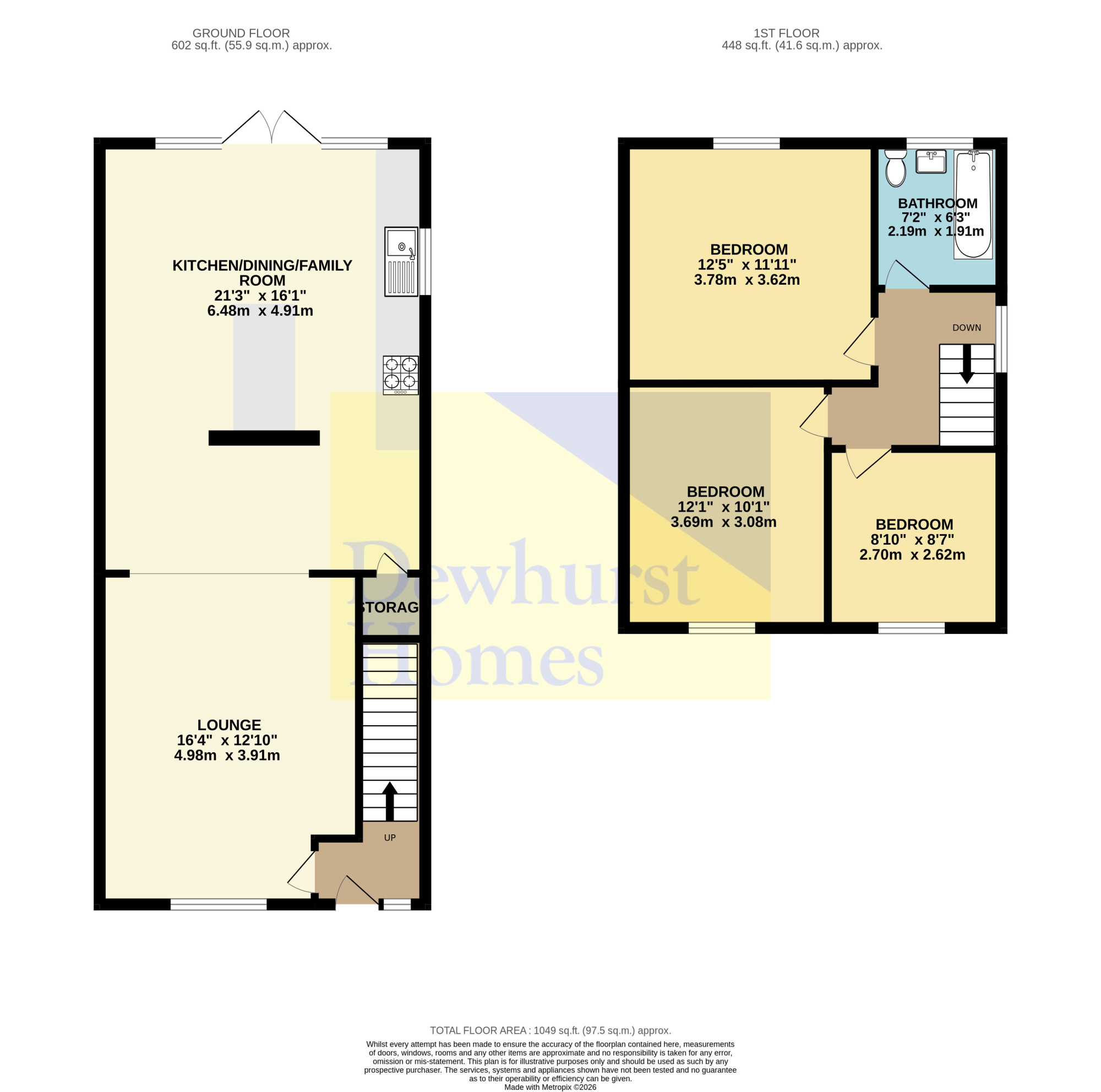 Lynd End,, Smallwood Hey, Pilling floorplan