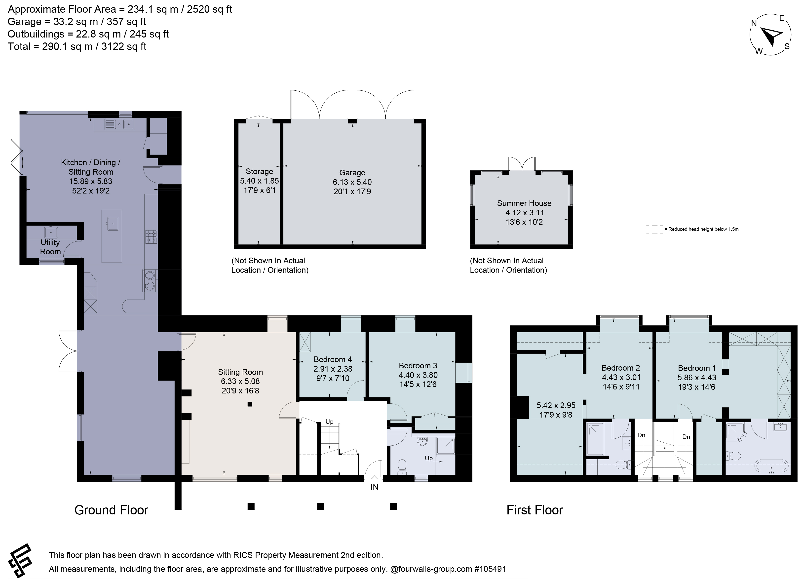 South Barn,, Romsey Road, Winchester floorplan