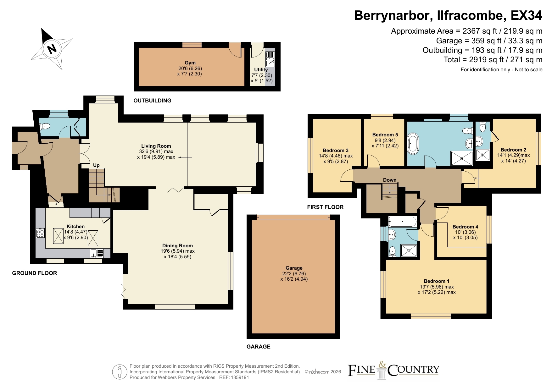 North Lee Farm,, Berrynarbor, Devon floorplan