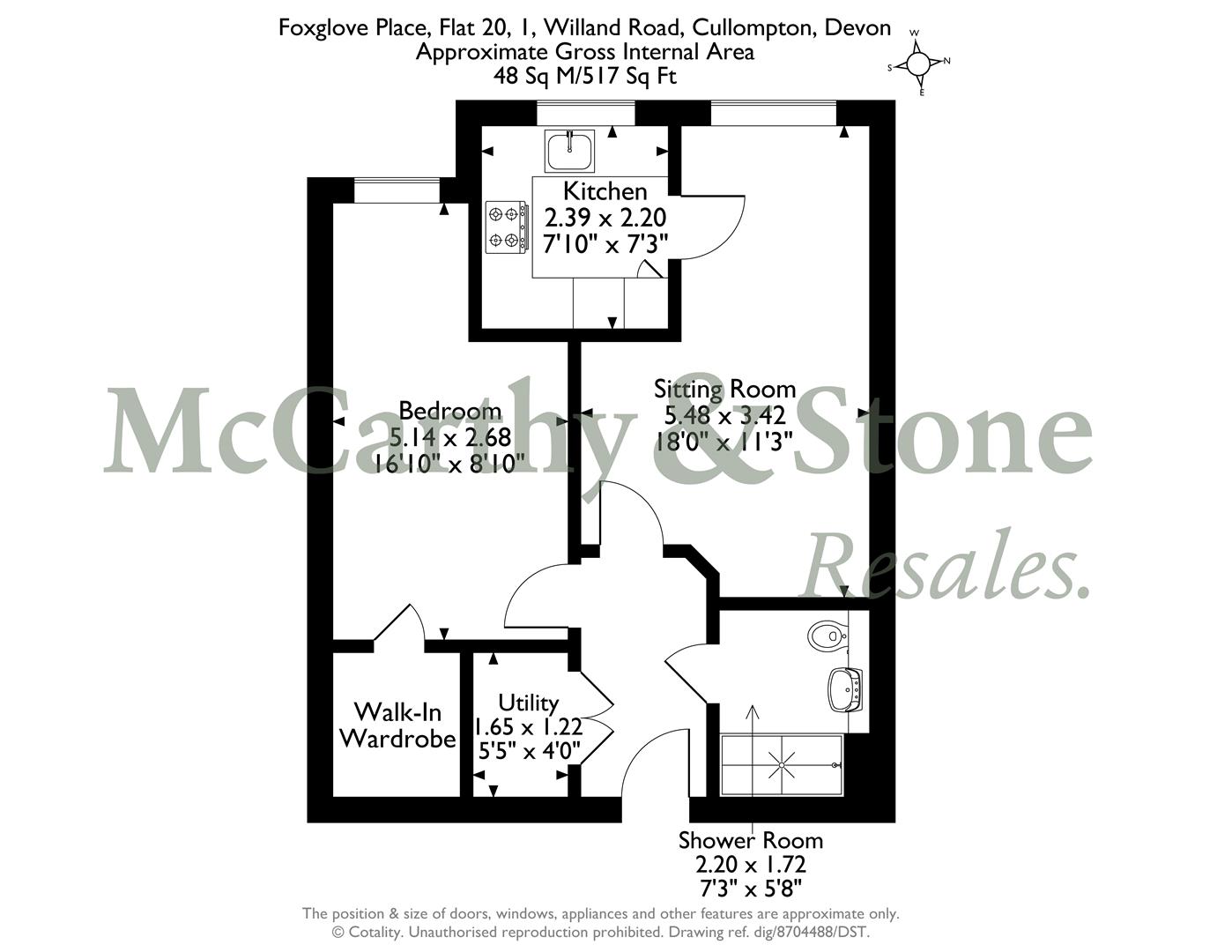 20 Foxglove Place, Willand Road, Cullompton floorplan