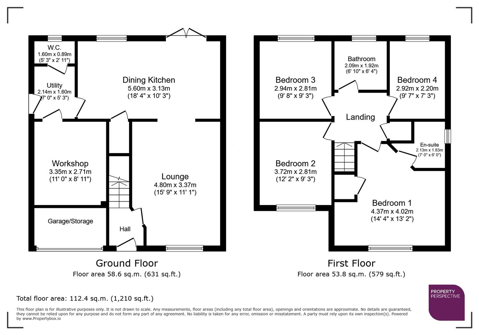 43, Halls Close, Manchester floorplan