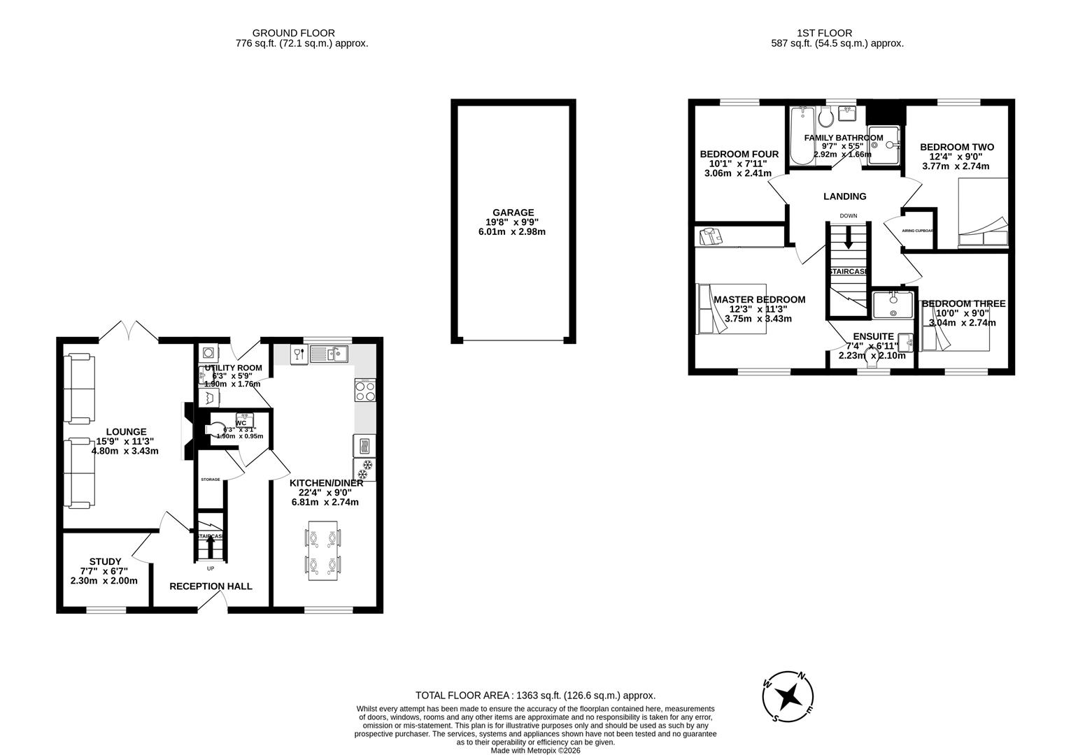 18, Beconsaw Drive, Leyland floorplan