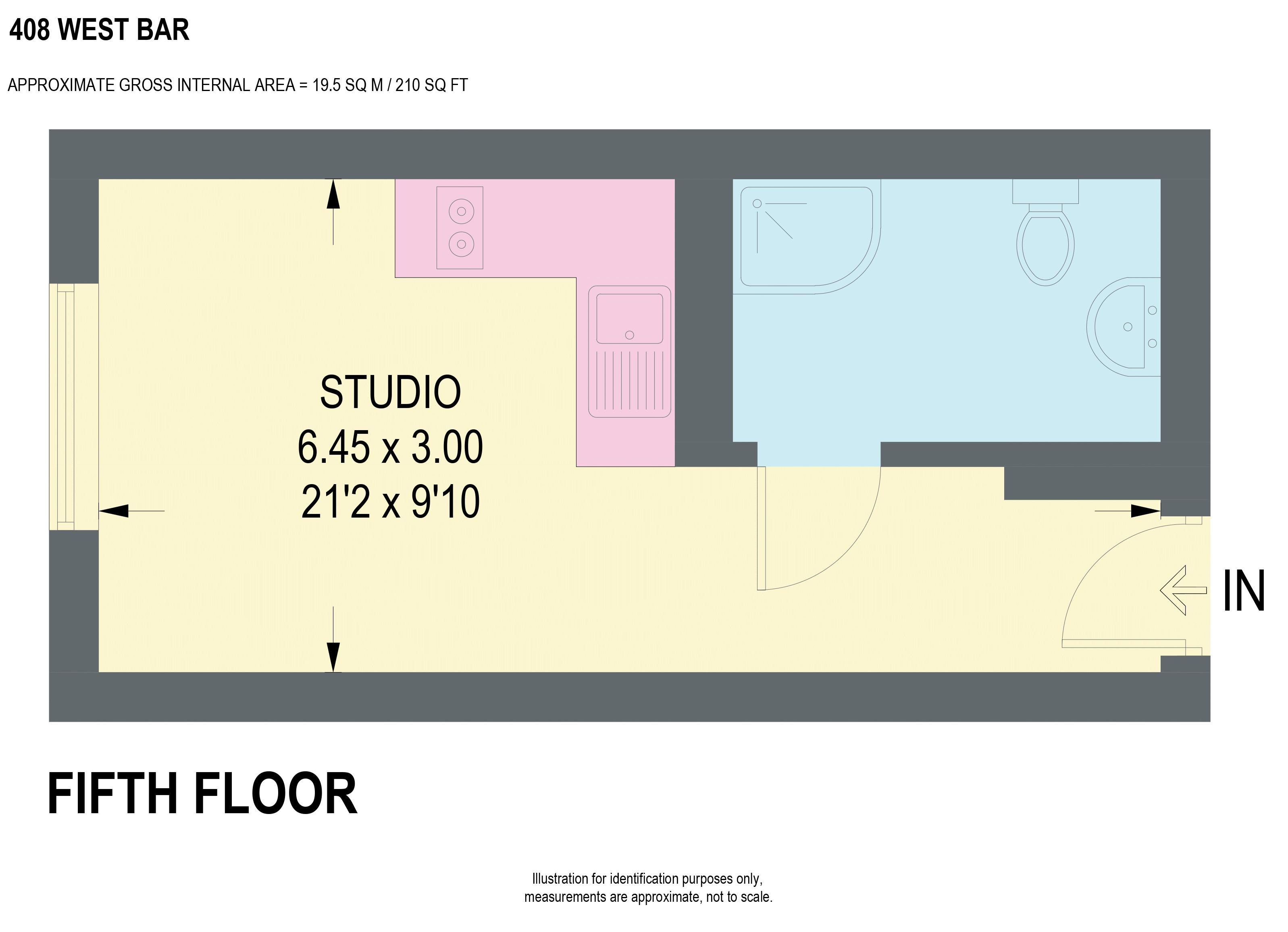 408 West Bar, Furnace Hill, Sheffield floorplan