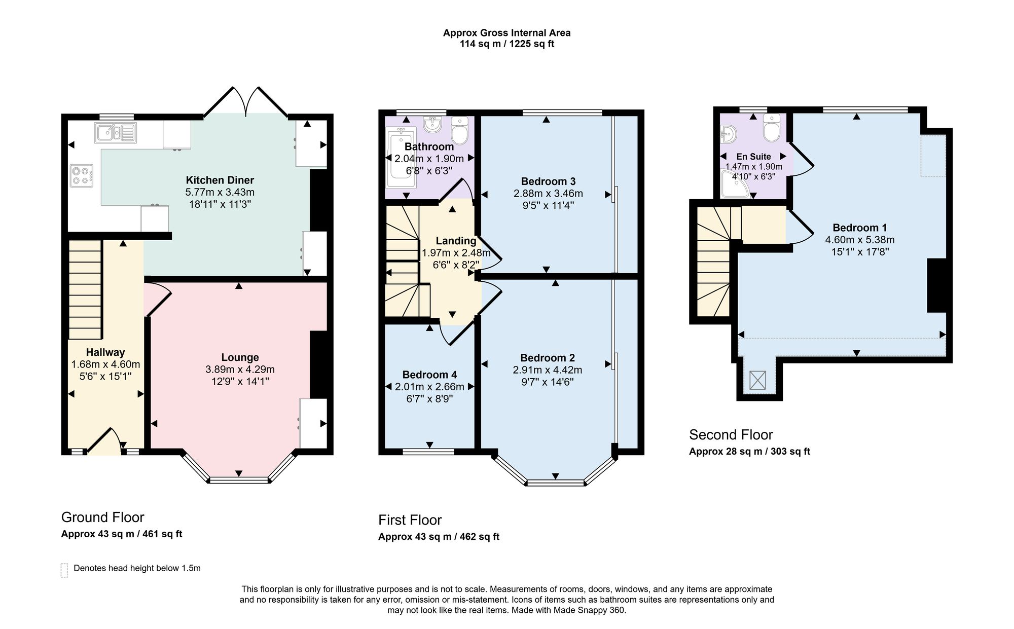 180 Buckhurst Way, Buckhurst Hill floorplan