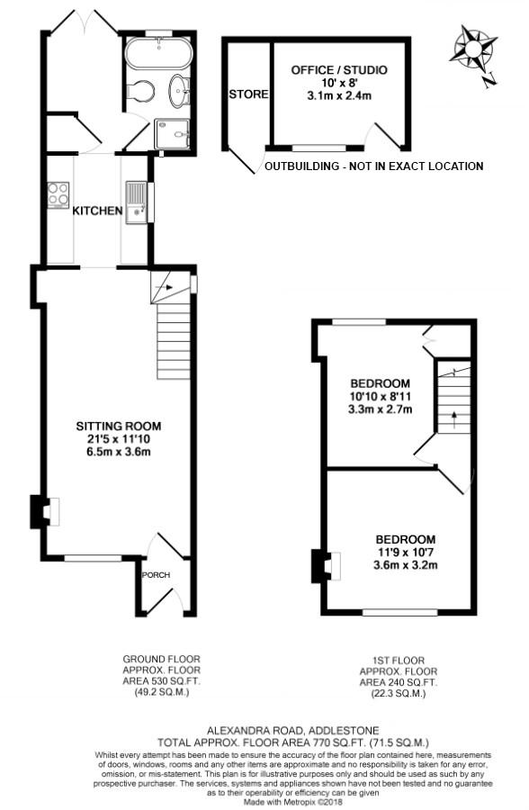 2 Bedrooms  for sale in Alexandra Road, Addlestone KT15