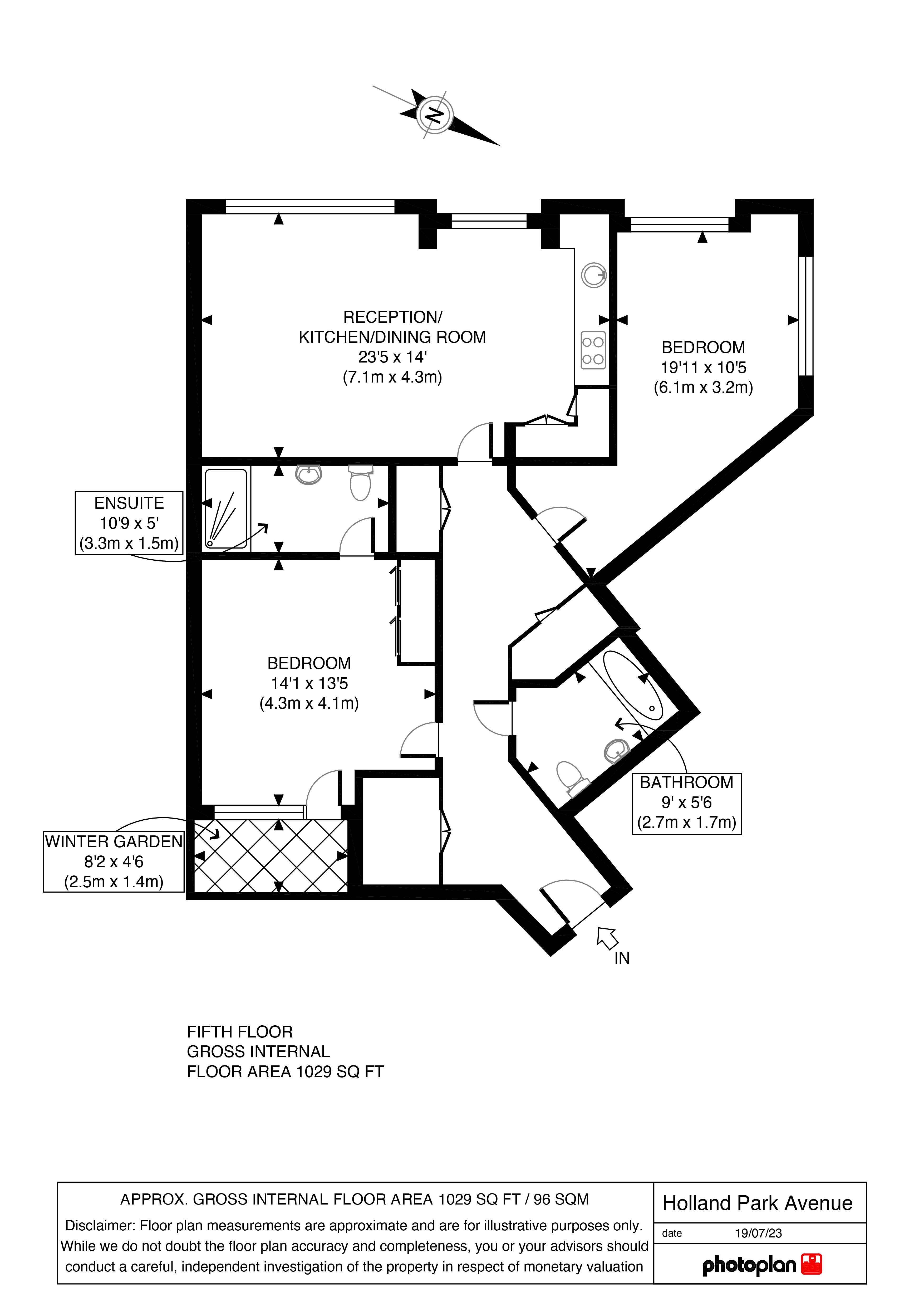 Holland Park Avenue, London floorplan