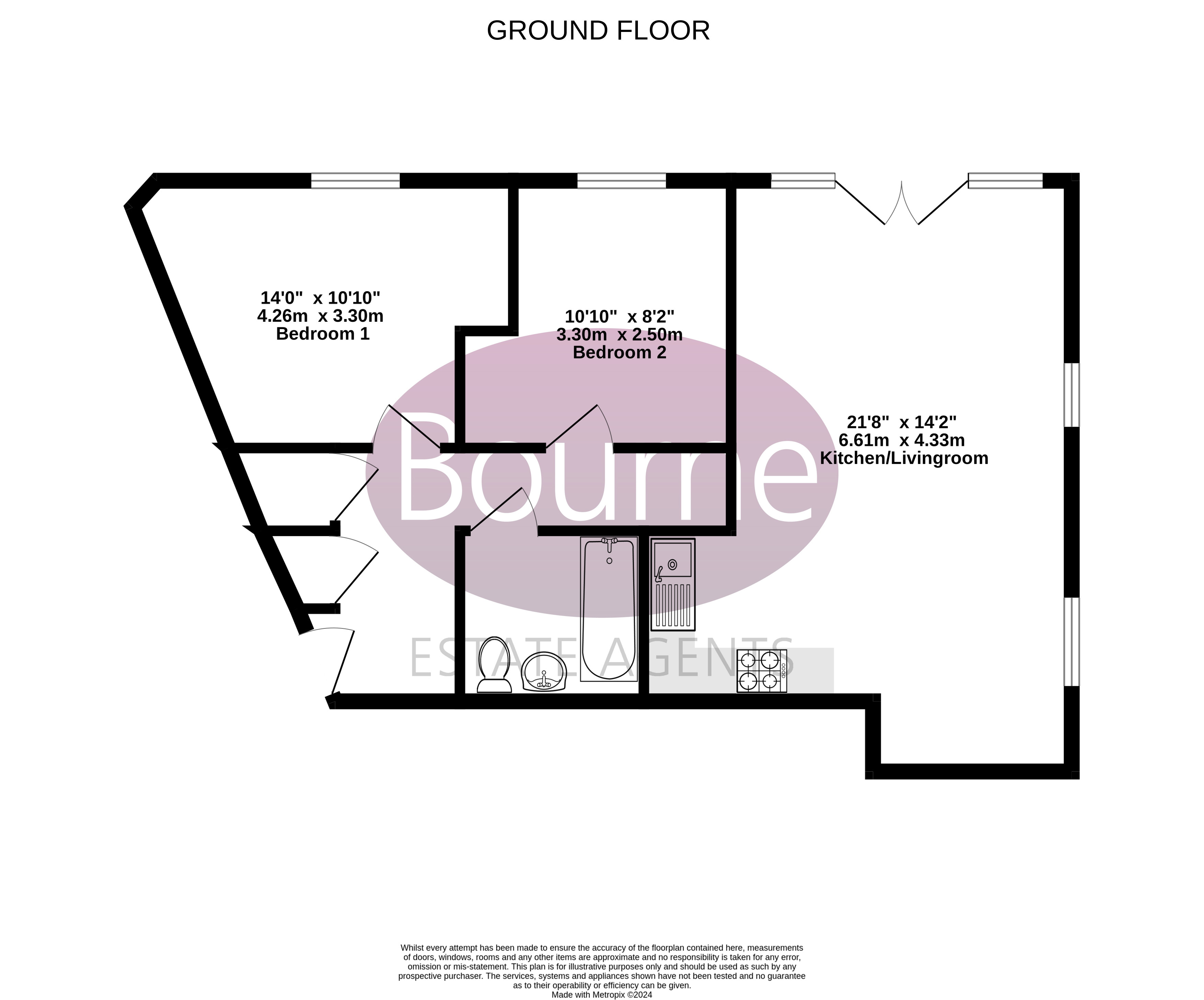 9 Parr Court,, Tudor Way, Woking floorplan
