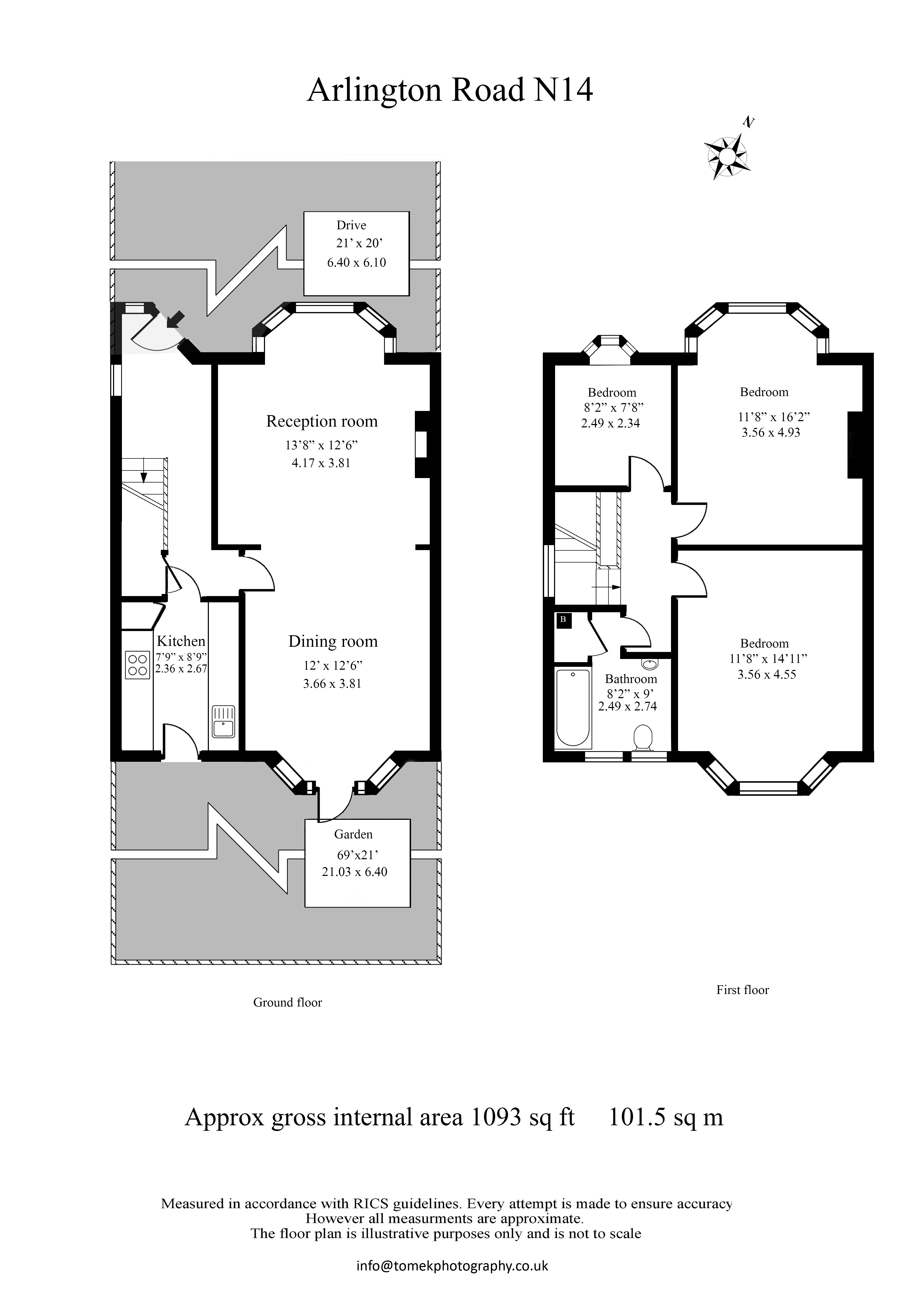 Arlington Road, London floorplan