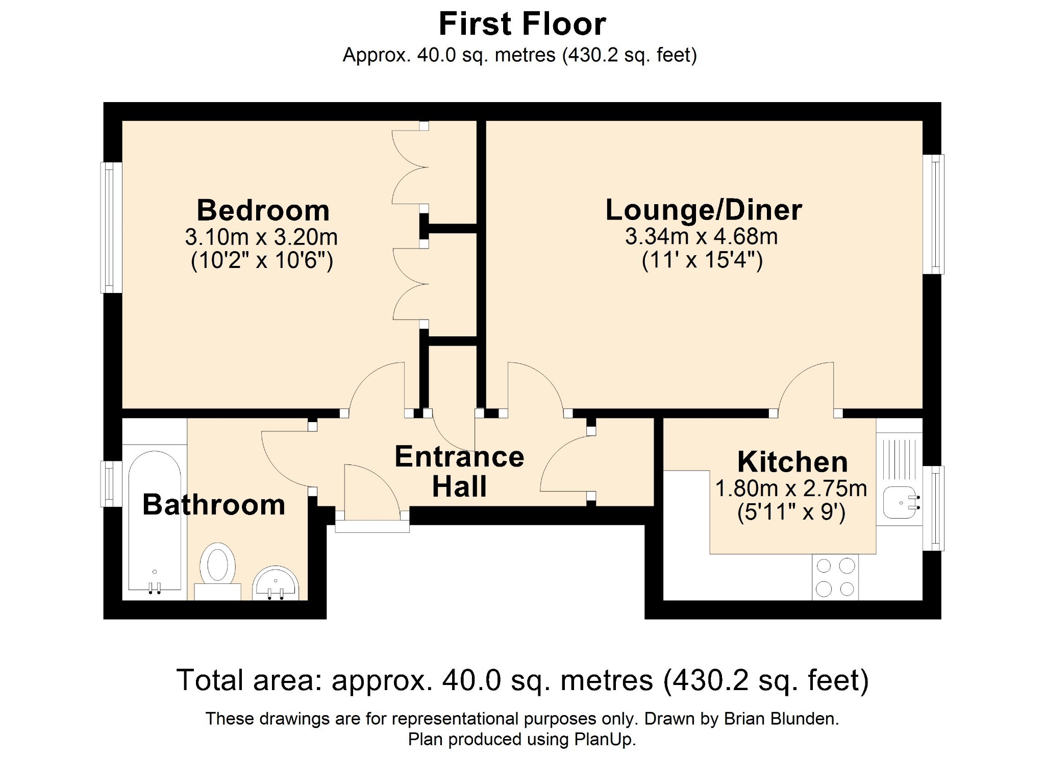 1 Bedrooms Flat for sale in Robyns Way, Edenbridge TN8