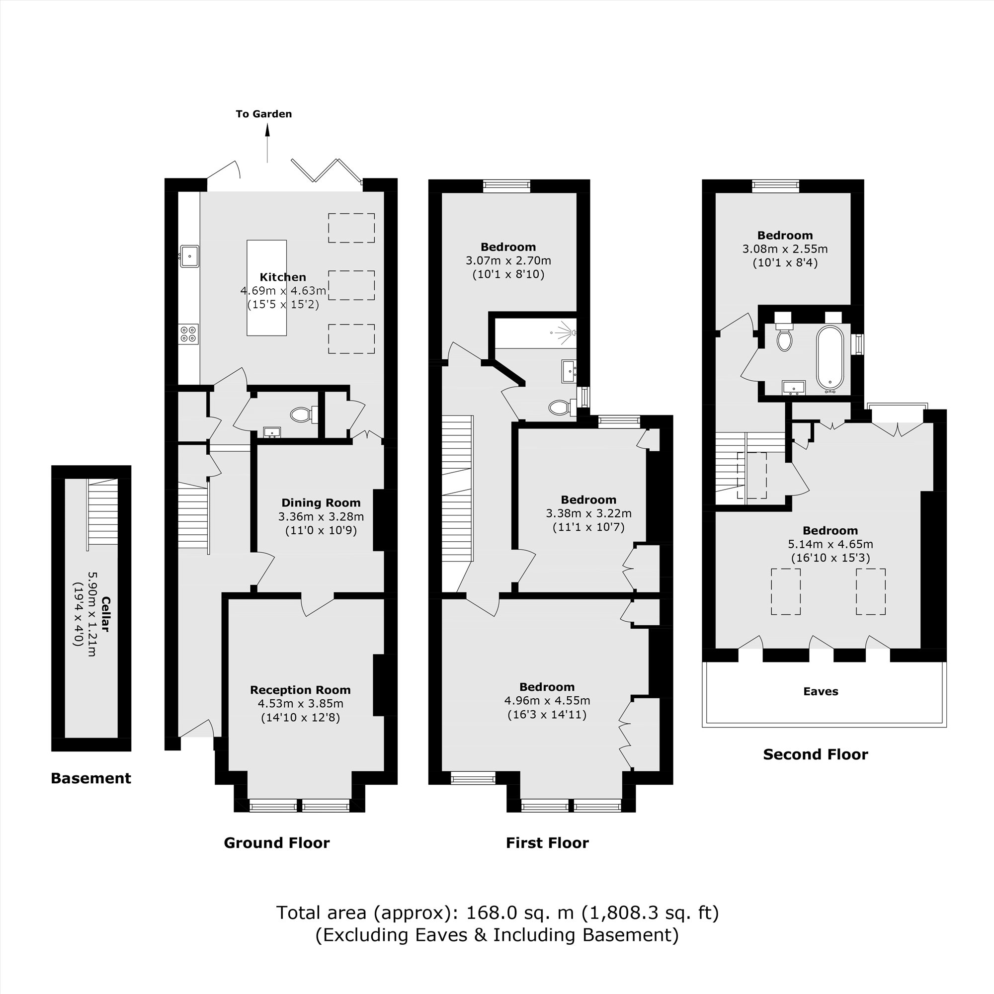 87, Cathles Road, London floorplan