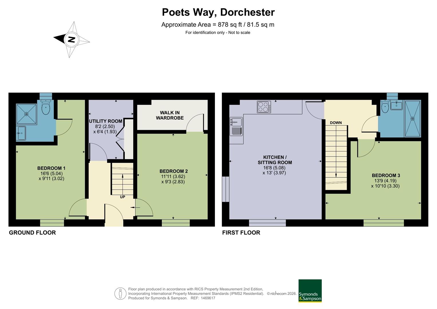 5, Poets Way, Dorchester floorplan