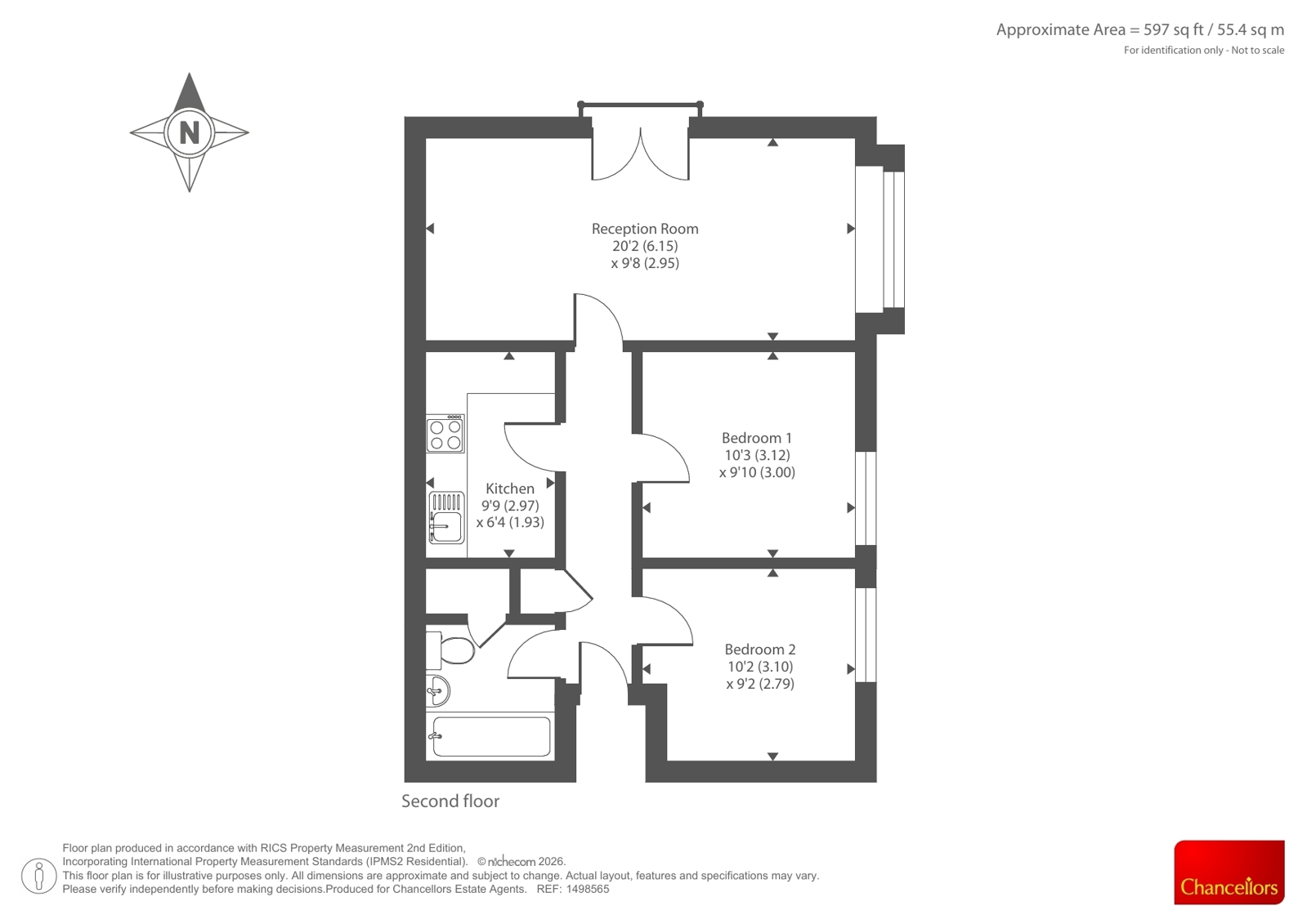 Flat 11, Radnor House,, Rembrandt Way, Berkshire floorplan