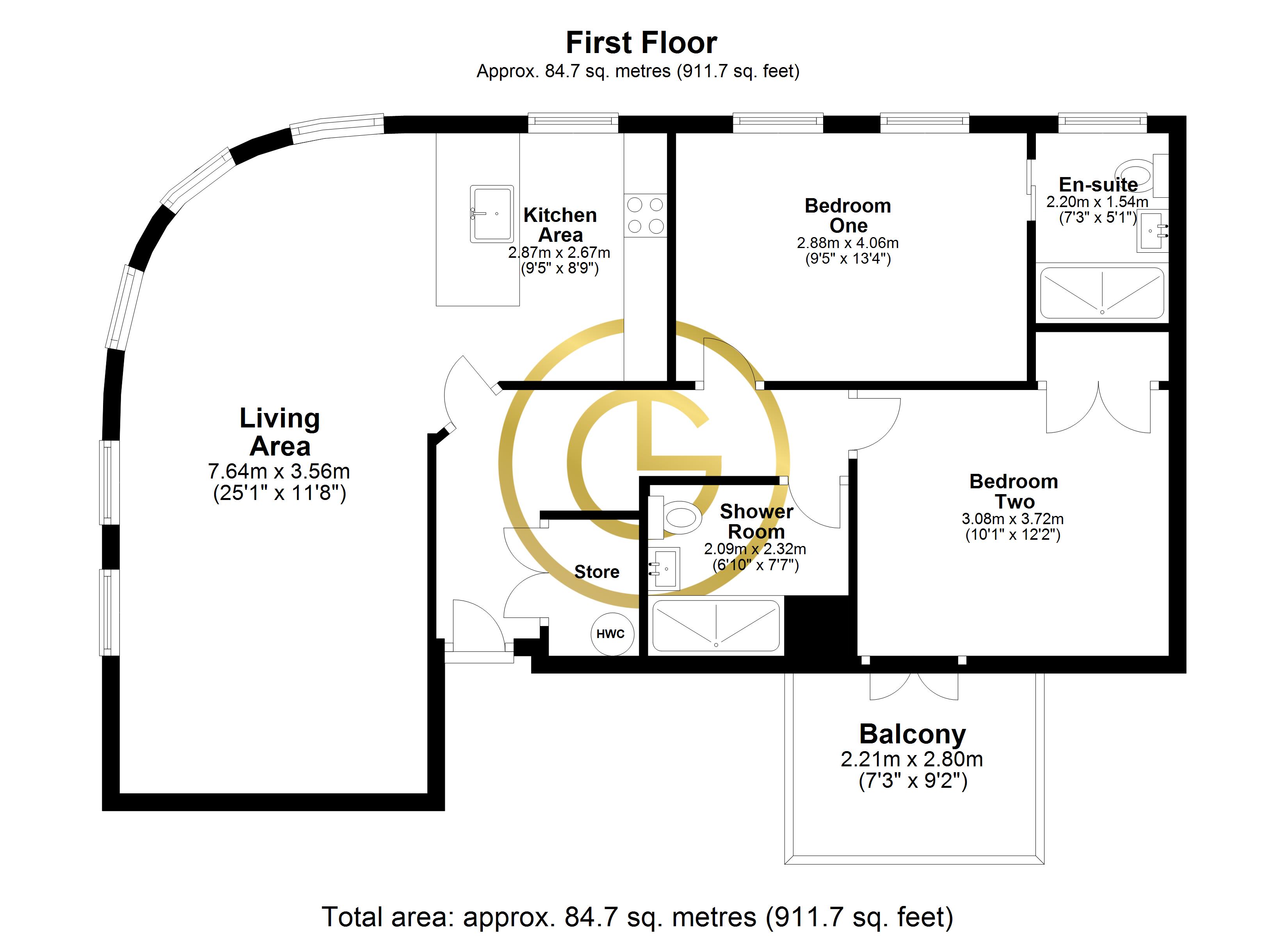 2 Bedrooms Flat for sale in St. James's Terrace, Nottingham NG1