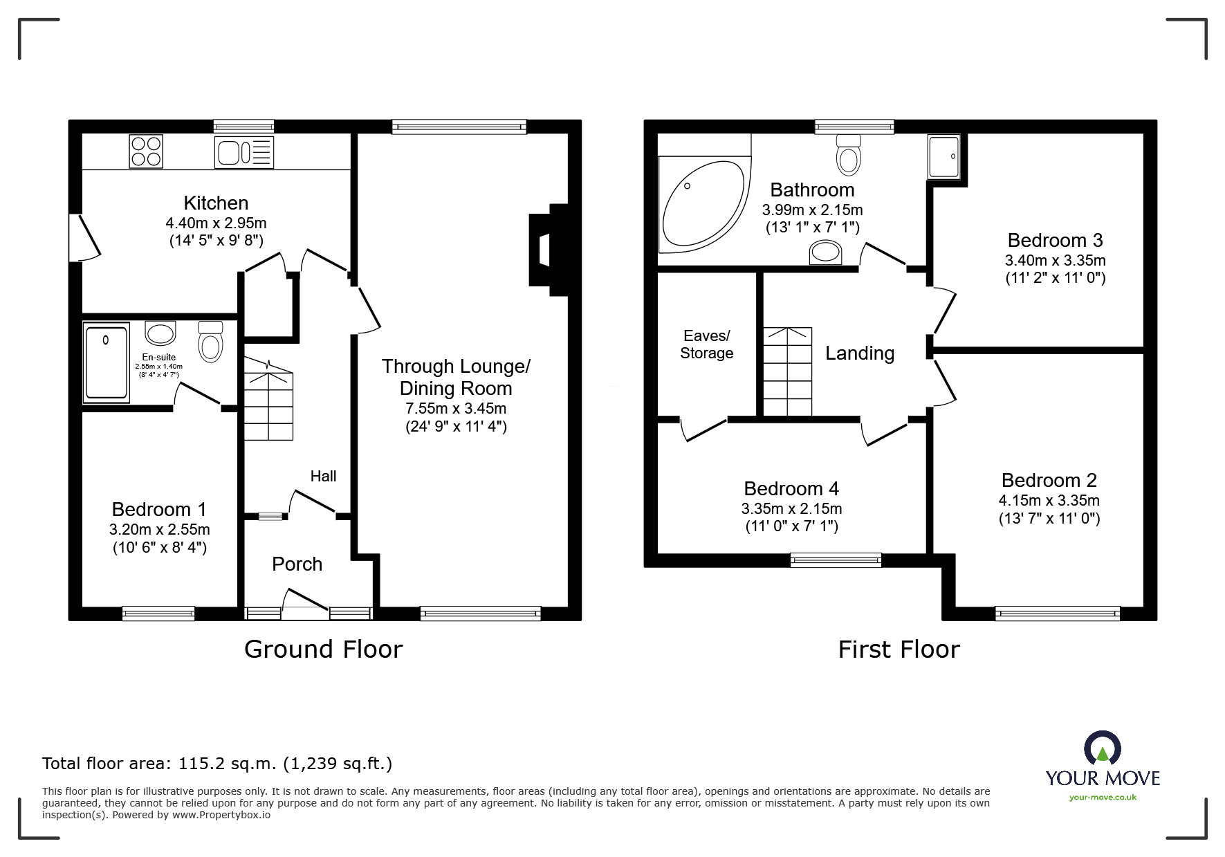 6, Overseal Road, West Midlands floorplan