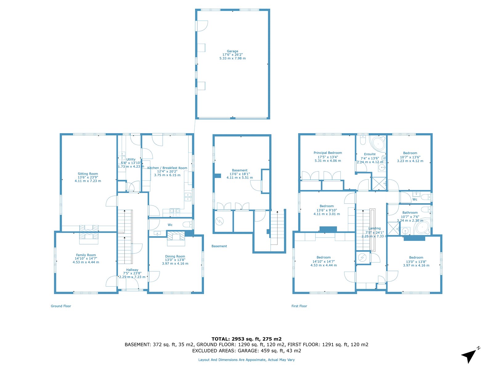 Rye House,, London Road, Colchester floorplan