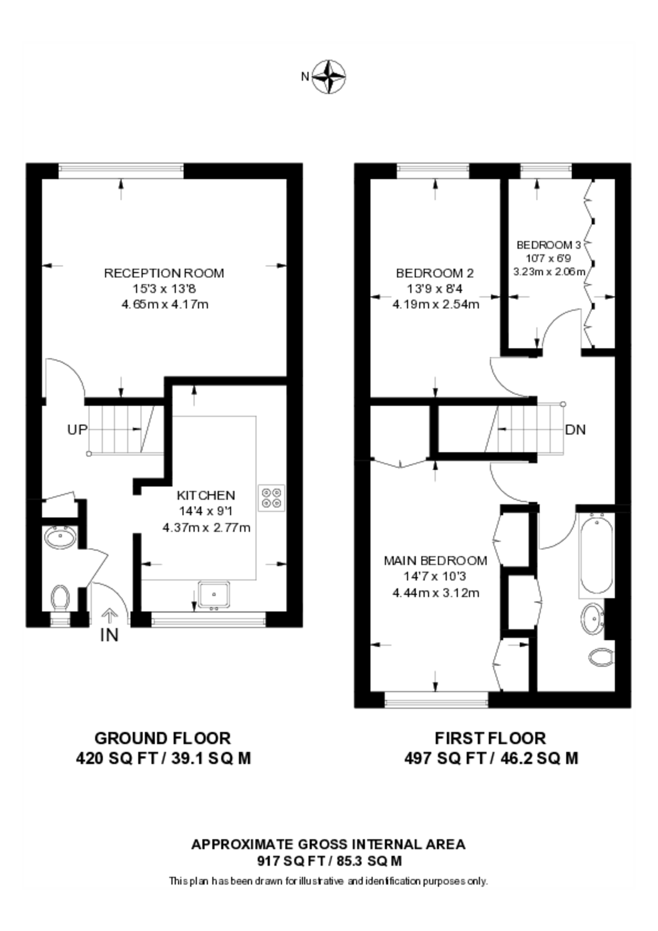 Woking Close, Putney floorplan