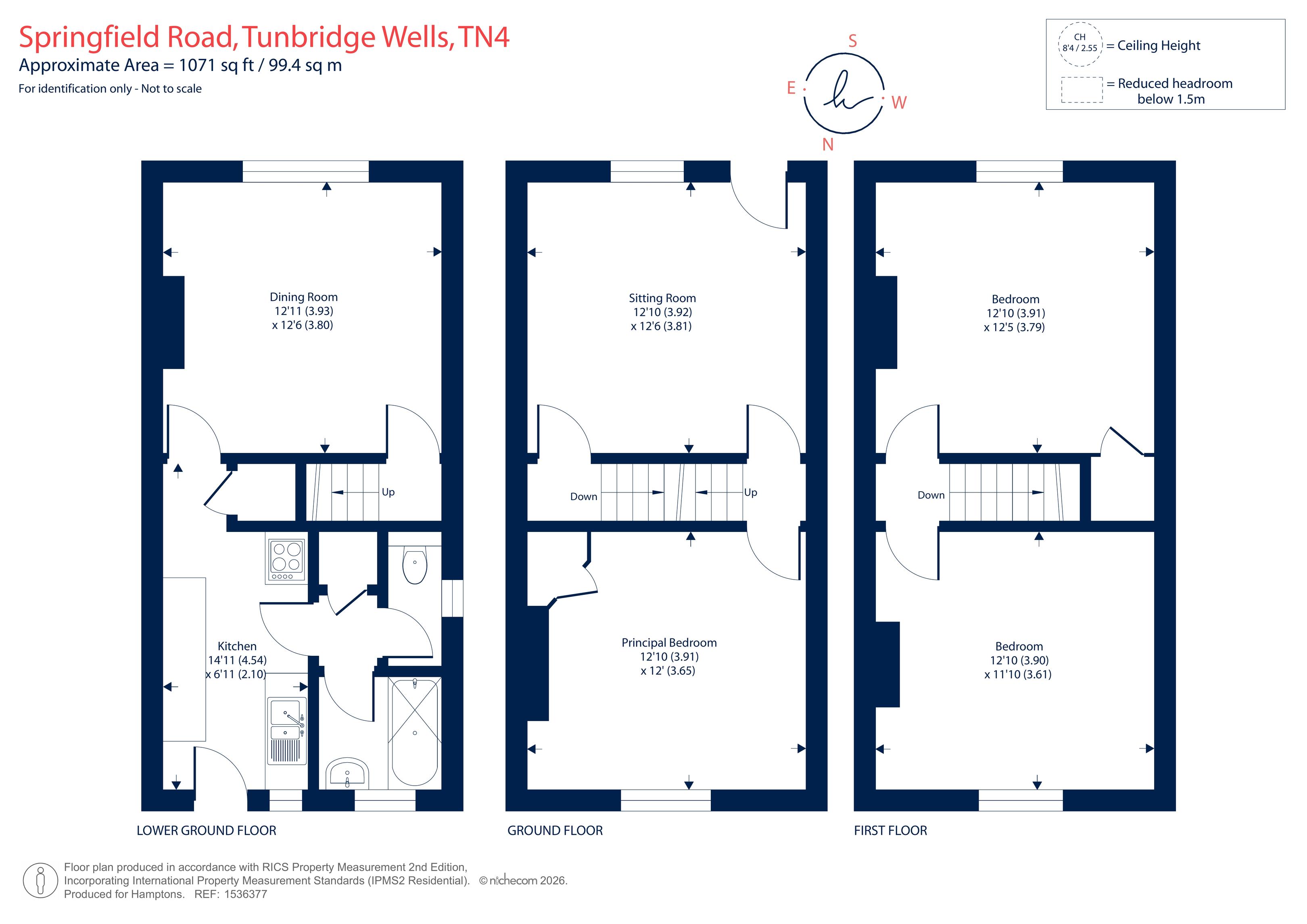 Springfield Road, Tunbridge Wells floorplan