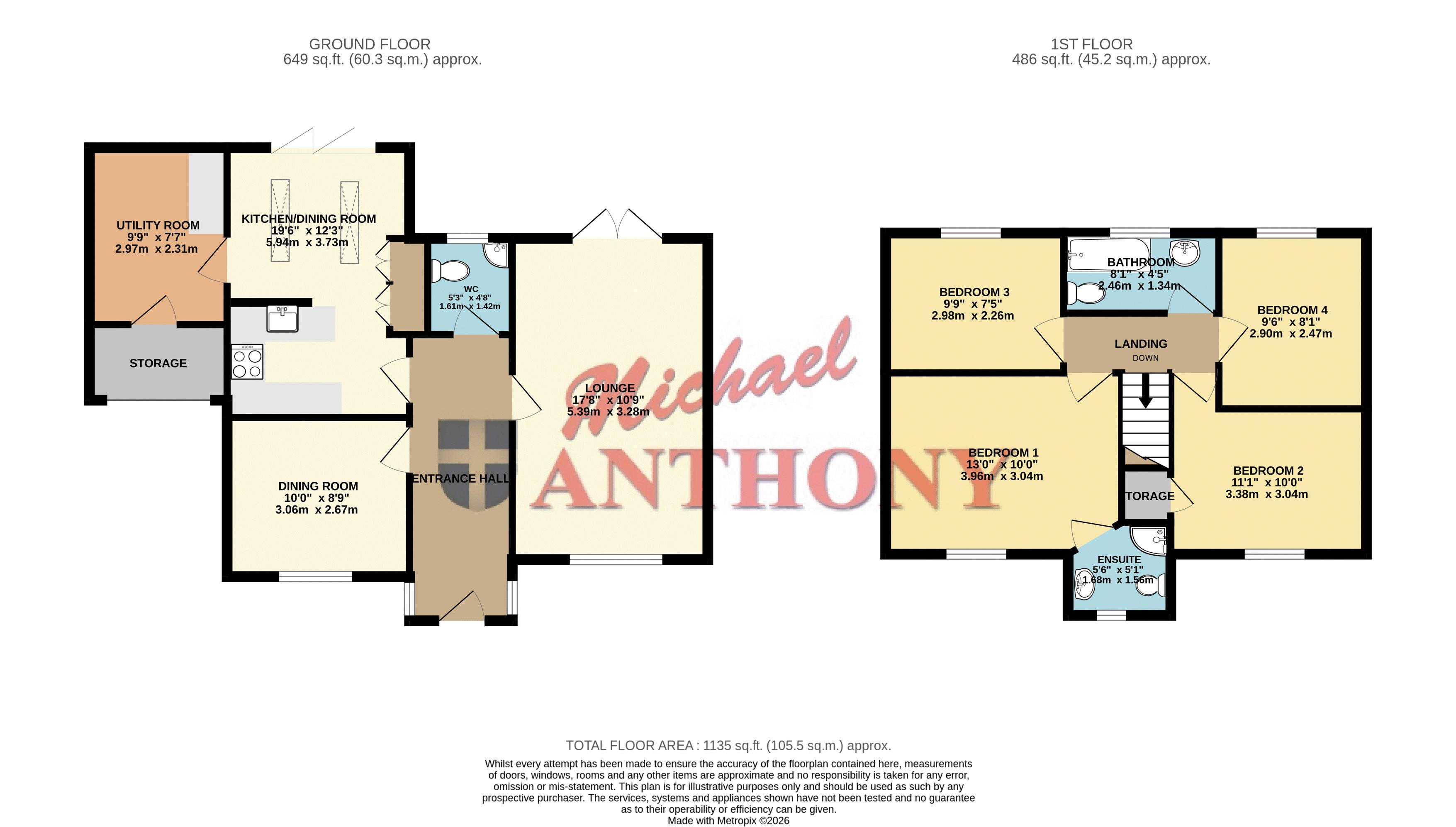 Dulverton Drive, Milton Keynes floorplan