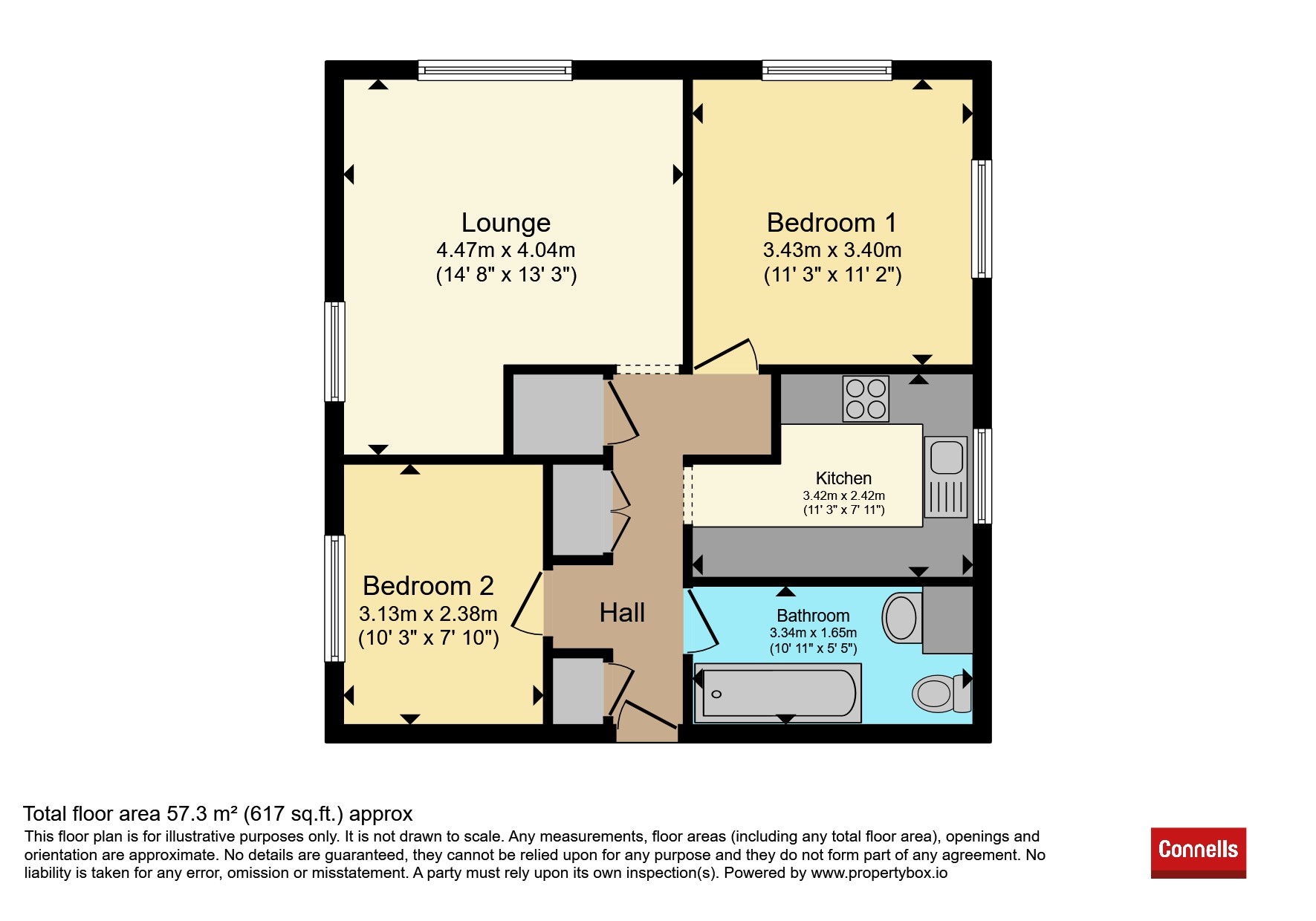 64, Upper Maylins, Letchworth Garden City floorplan