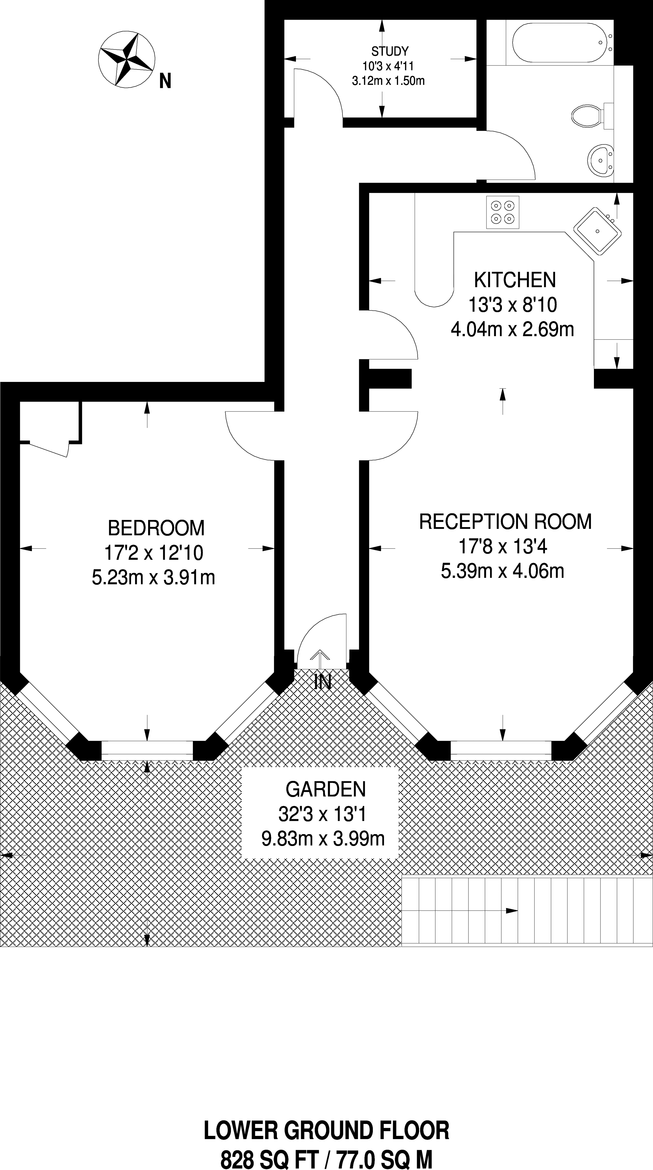 1 Bedrooms Flat to rent in Trinity Road, Wandsworth Common SW17