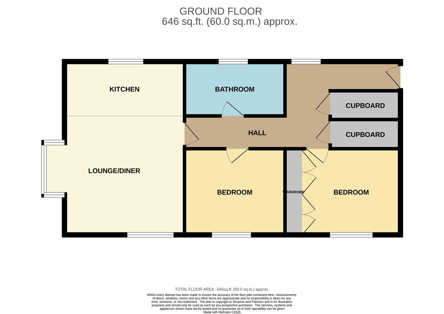 Weedon Close, Northampton floorplan