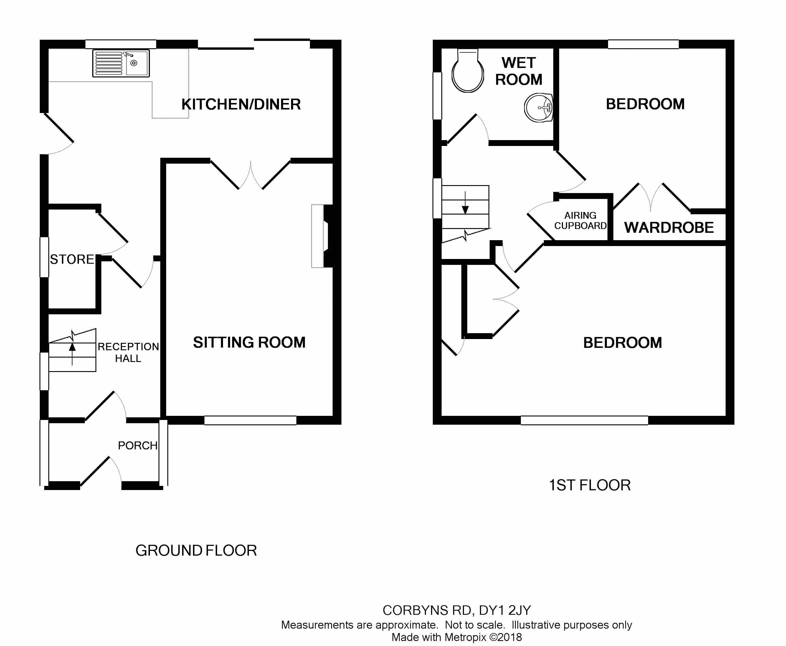 2 bed semidetached house for sale in Dudley, Russells Hall, Corbyn